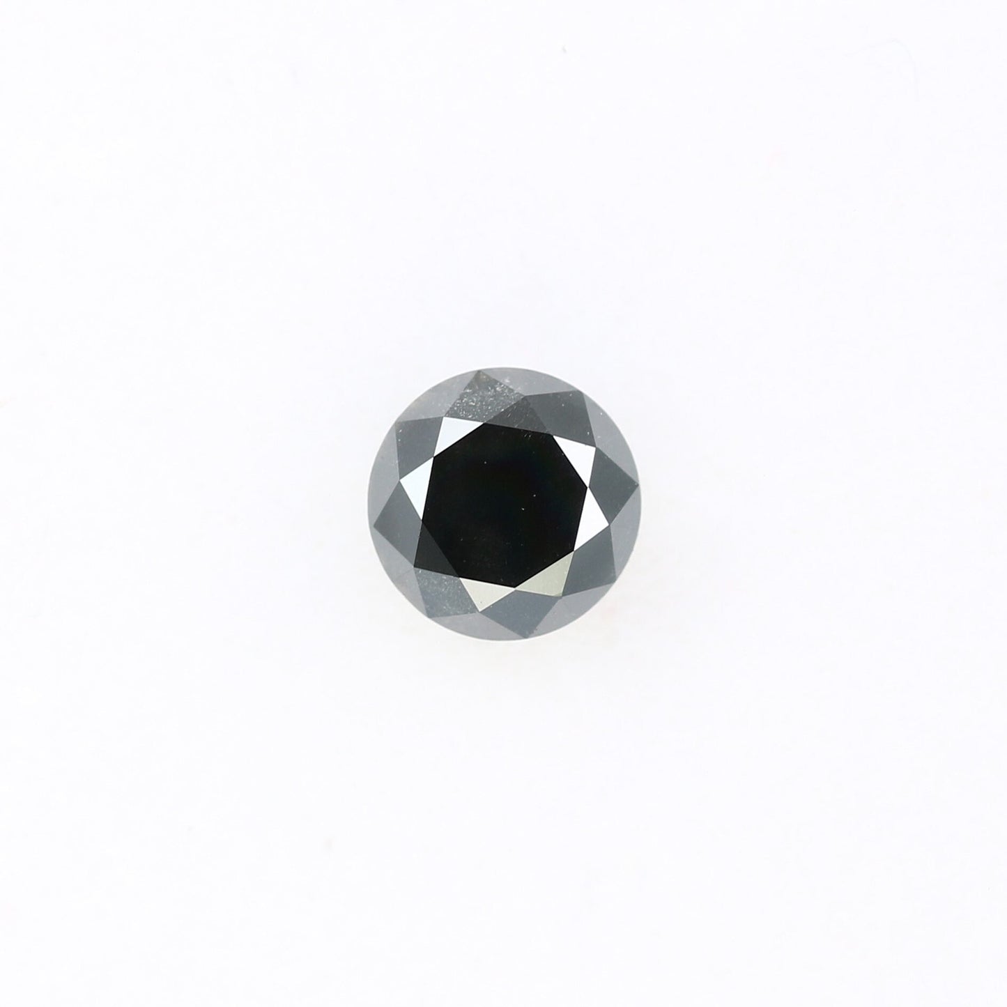 0.68 CT Antique Black Round Brilliant Diamond | Stunning Proposal Ring | Round Wedding Band | Gemstone Ring | Custom Gold Setting