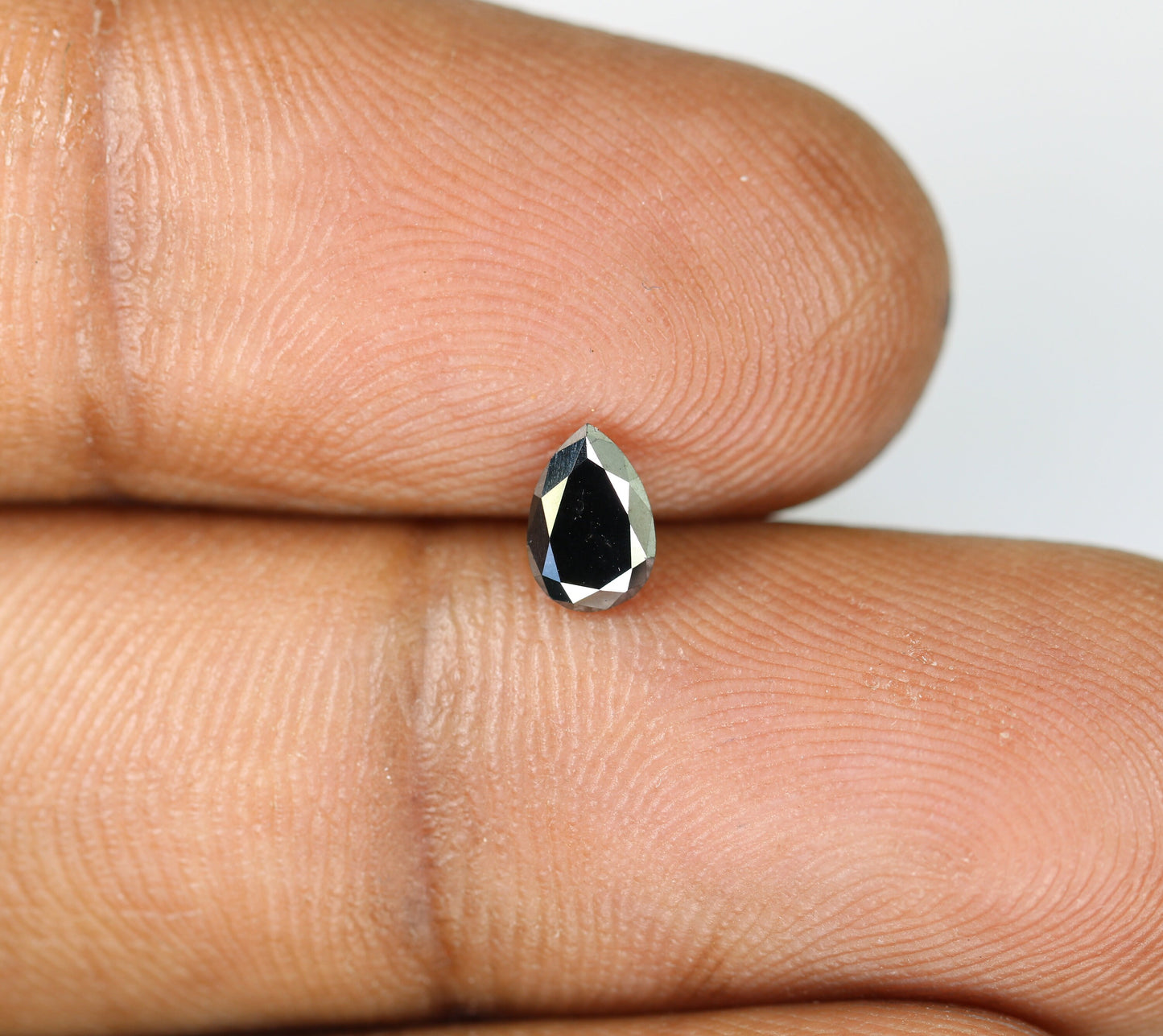 0.51 CT Pear Shape Natural Black Diamond for Pendant | Ideal for Engagement Ring | Unique Pear Black Diamond | Perfect Gift for Women |