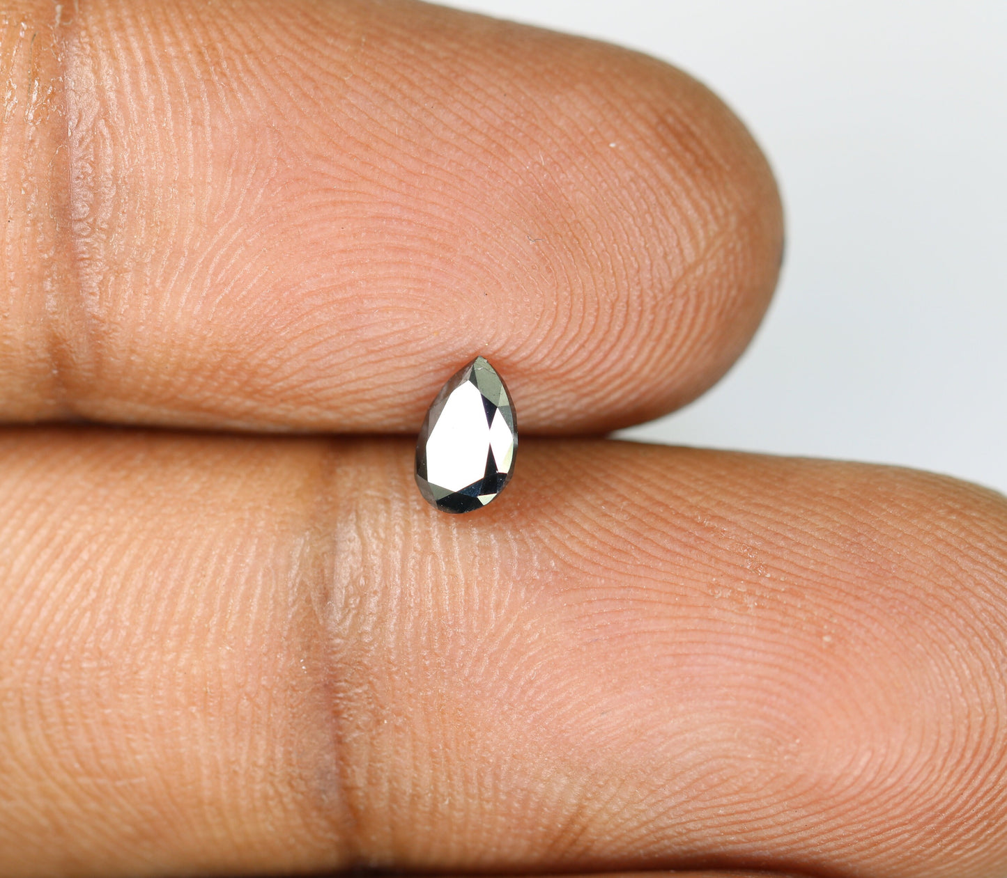 0.51 CT Pear Shape Natural Black Diamond for Pendant | Ideal for Engagement Ring | Unique Pear Black Diamond | Perfect Gift for Women |
