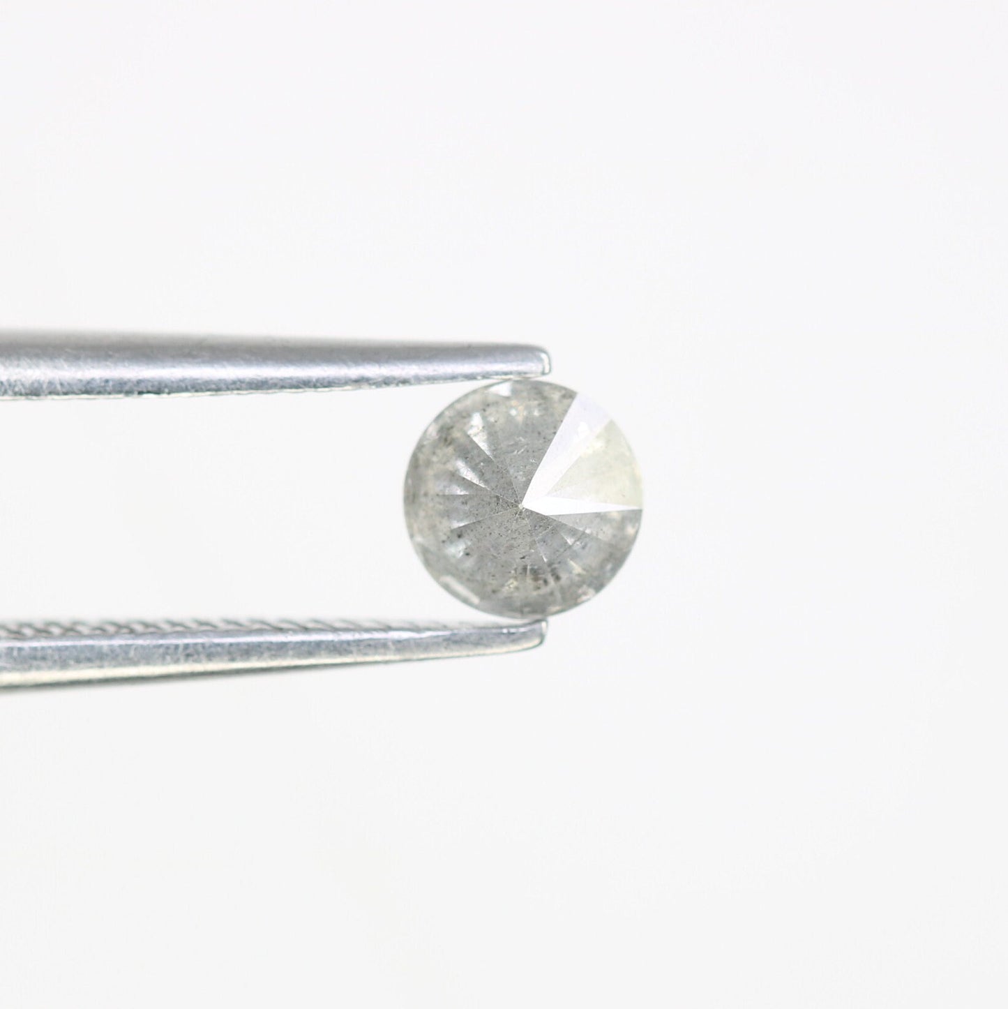 0.38 CT Rustic Salt and Pepper Loose Round Brilliant Diamond | Ideal for Wedding, Proposal Ring, or Multiple Occasions | Fancy Color Diamond