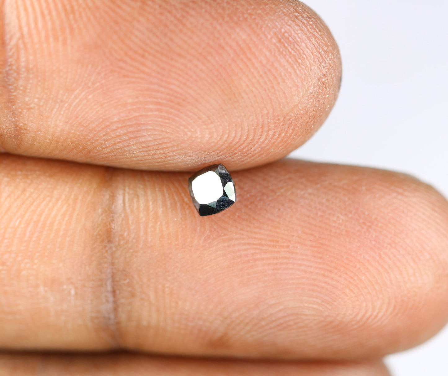 0.32 CT Fancy Cushion Black Loose Diamond for Wedding Jewelry, Pendant, Gift for Her, Gold Ring