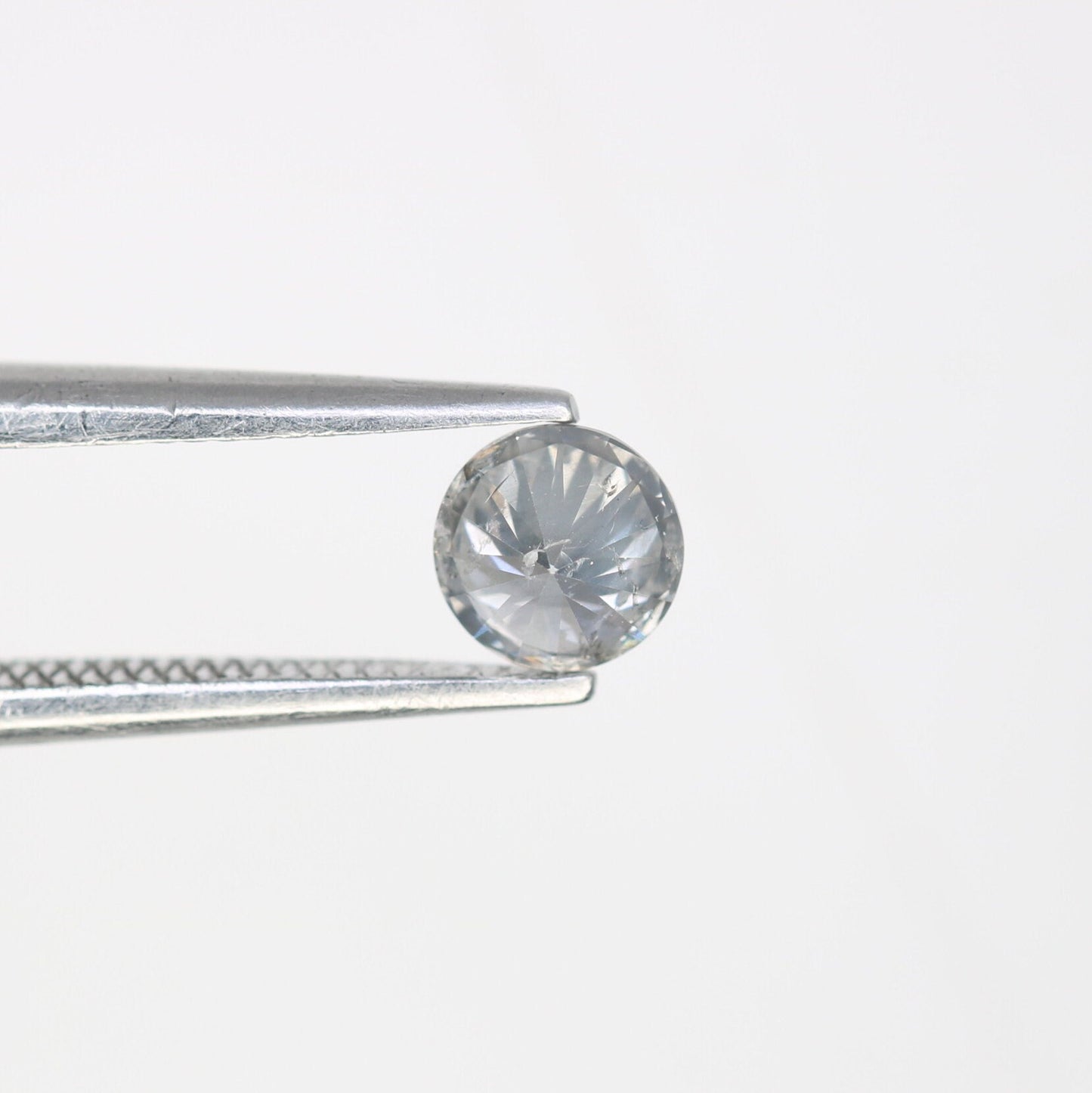0.36 CT Loose Brilliant Cut Salt and Pepper Diamond | Ideal for Statement Jewelry, Diamond Pendant, or Proposal Ring | Custom Gold Setting