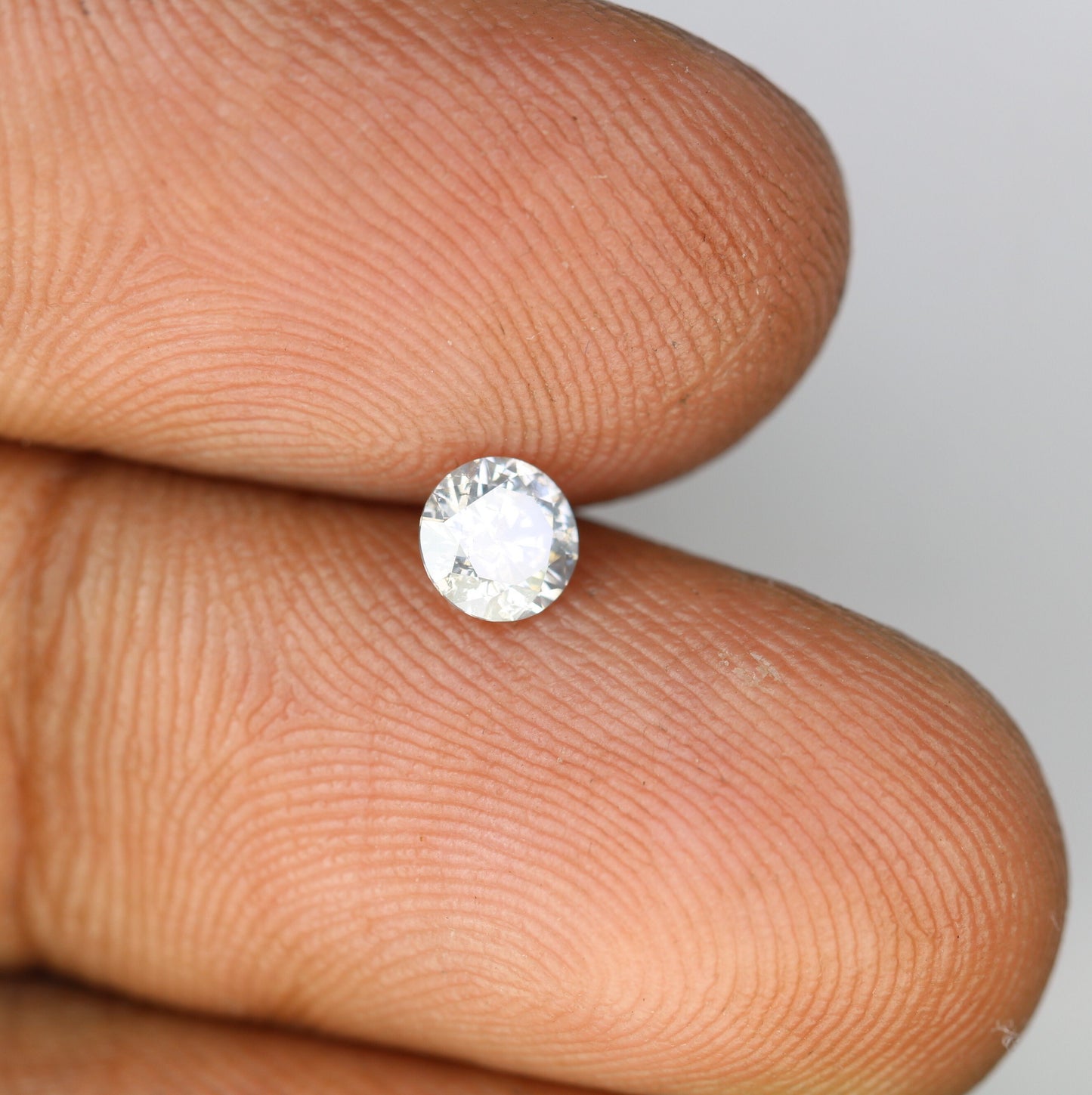 0.36 CT Loose Brilliant Cut Salt and Pepper Diamond | Ideal for Statement Jewelry, Diamond Pendant, or Proposal Ring | Custom Gold Setting