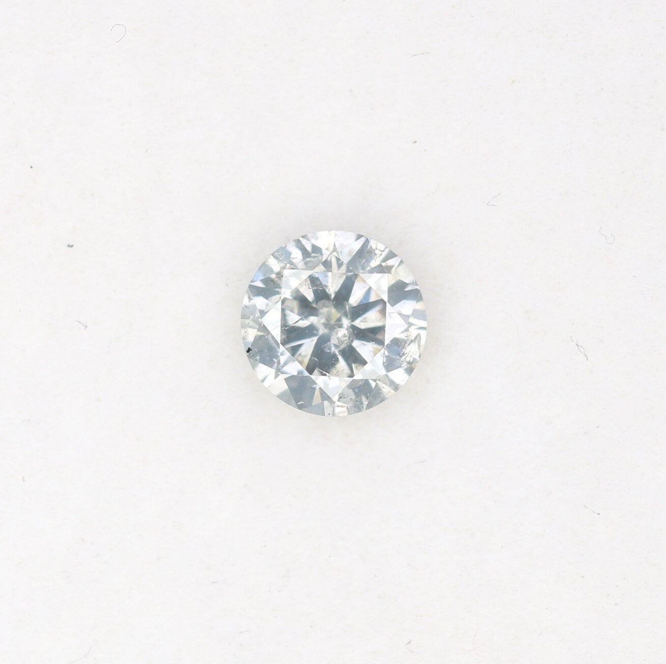 0.36 CT Loose Brilliant Cut Salt and Pepper Diamond | Ideal for Statement Jewelry, Diamond Pendant, or Proposal Ring | Custom Gold Setting