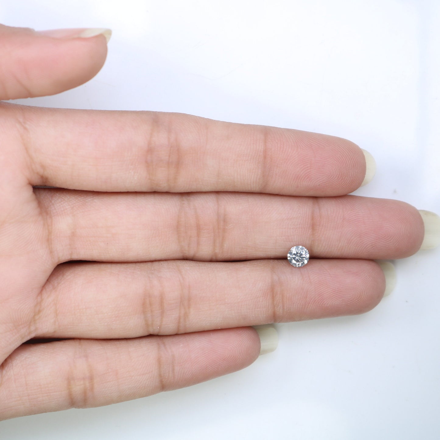 0.36 CT Loose Brilliant Cut Salt and Pepper Diamond | Ideal for Statement Jewelry, Diamond Pendant, or Proposal Ring | Custom Gold Setting
