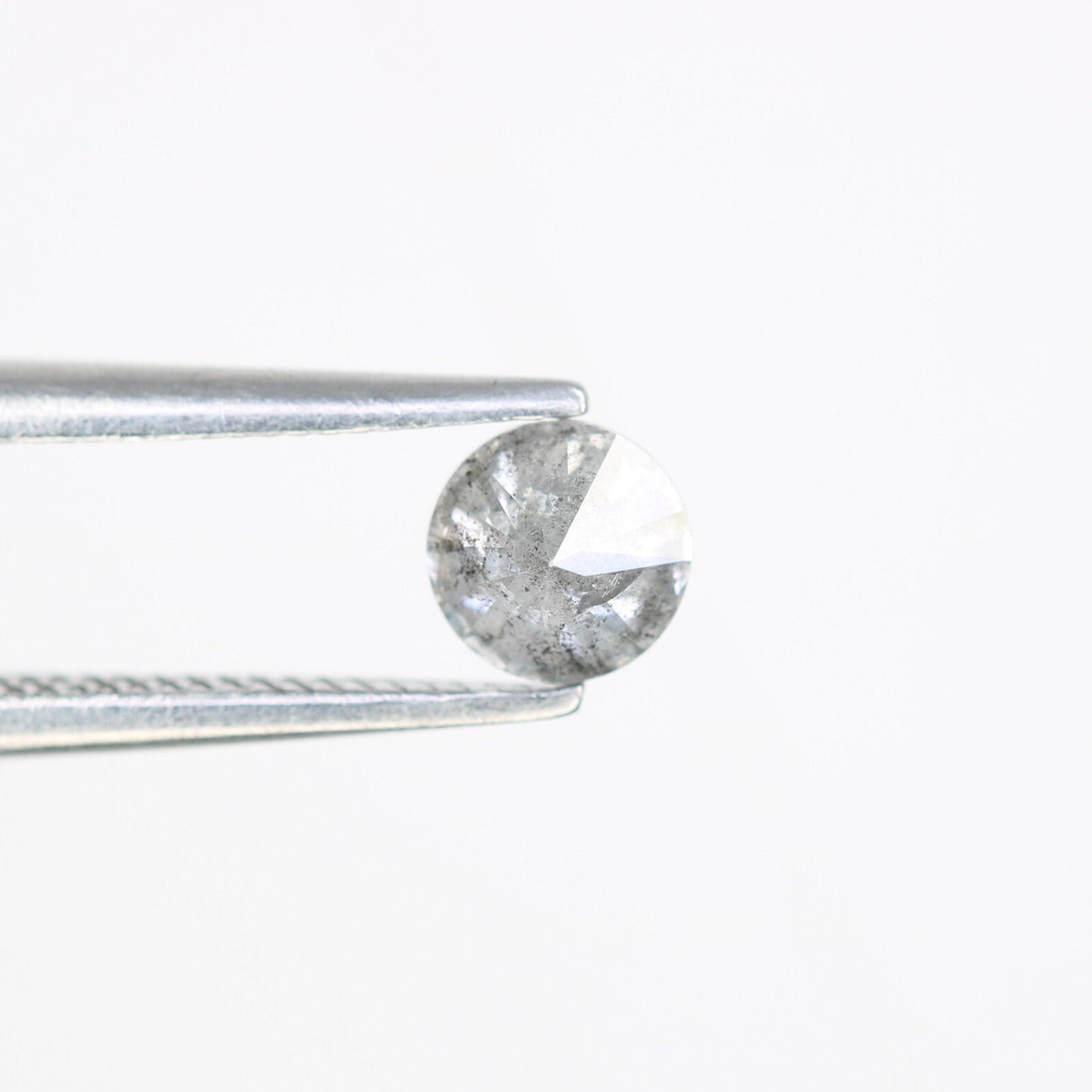 0.39 CT Brilliant Cut Loose Salt and Pepper Diamond | Ideal for Statement Jewelry, Custom Rings, Prong Pendants, or Halo Rings