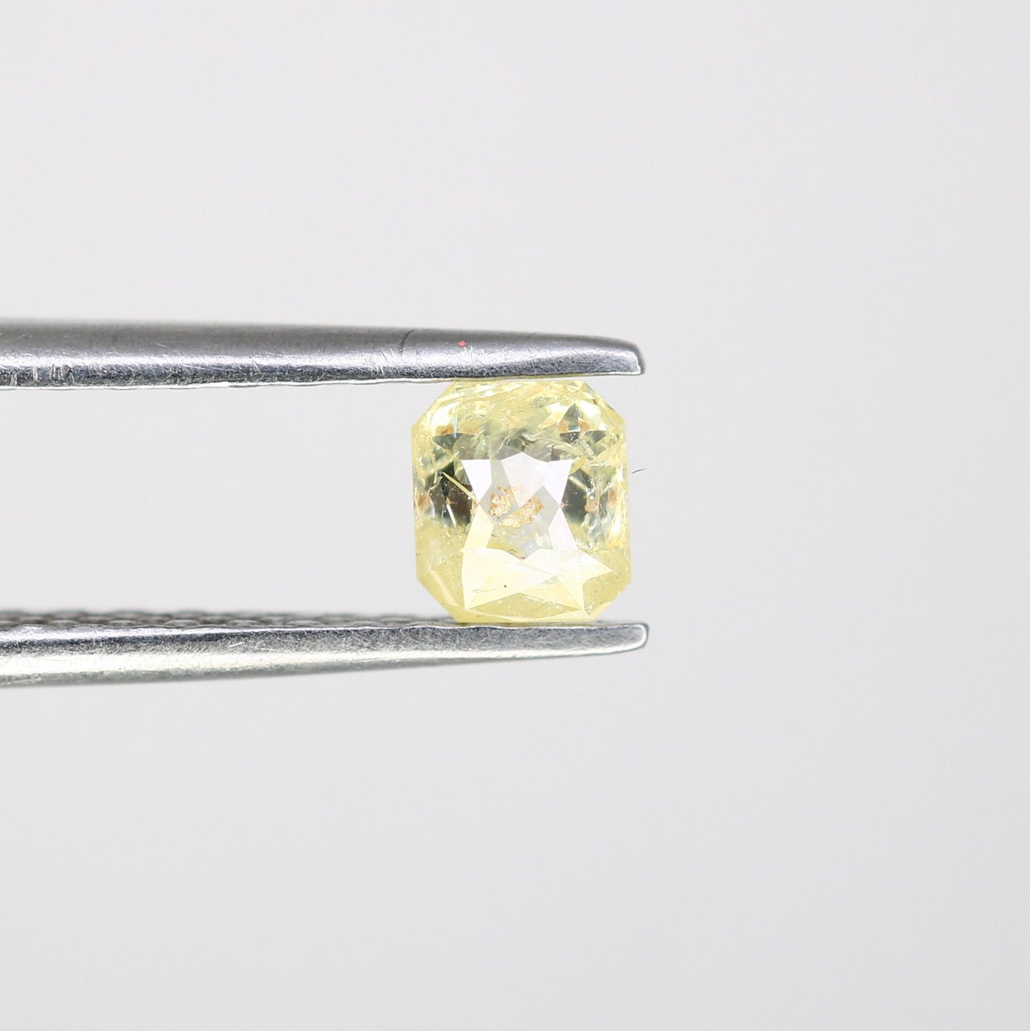 Yellow Emerald Cut Loose Salt & Pepper Diamond - Perfect for Wedding Rings - Labor Day Sale - Custom Jewelry