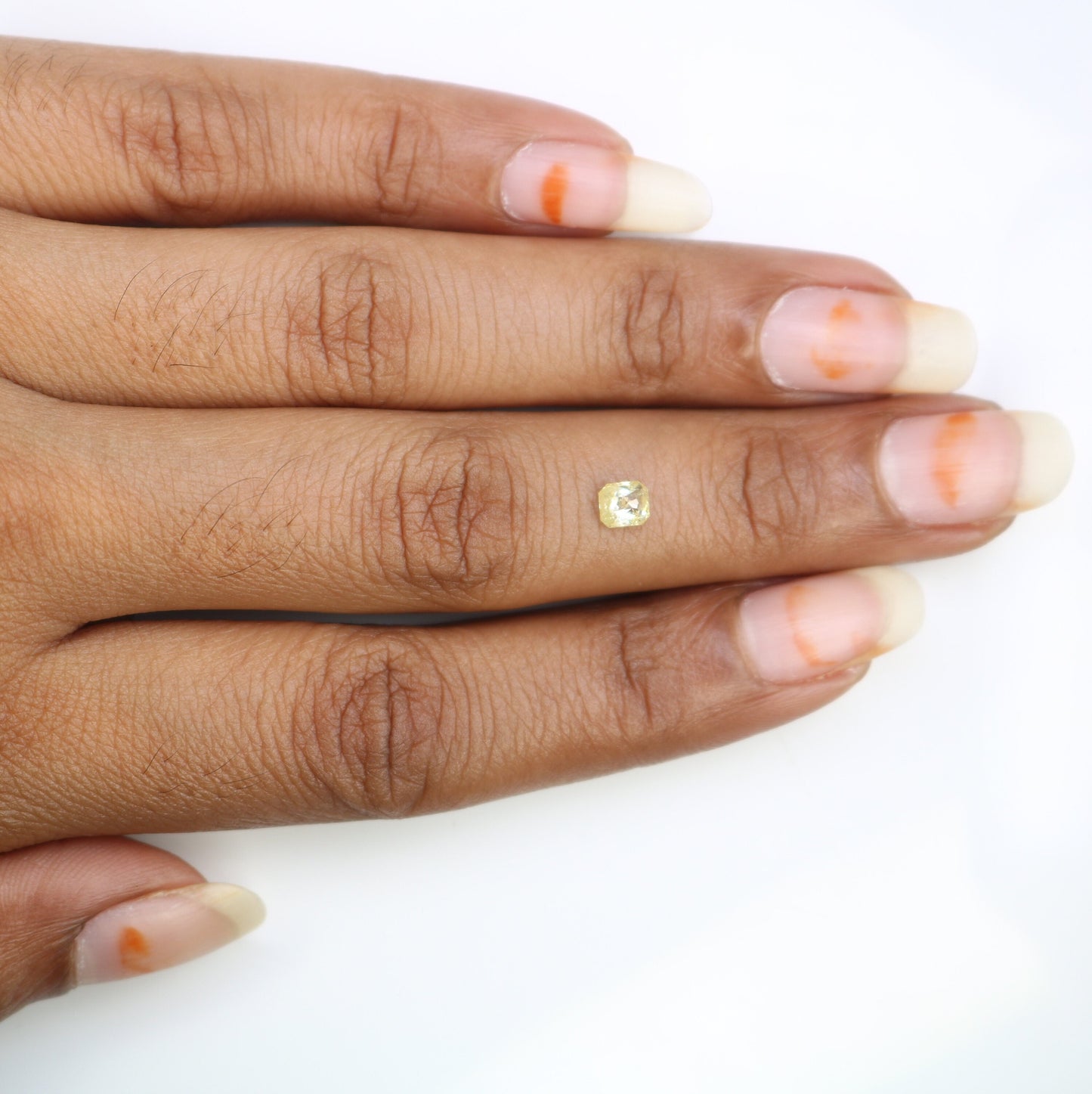 Yellow Emerald Cut Loose Salt & Pepper Diamond - Perfect for Wedding Rings - Labor Day Sale - Custom Jewelry
