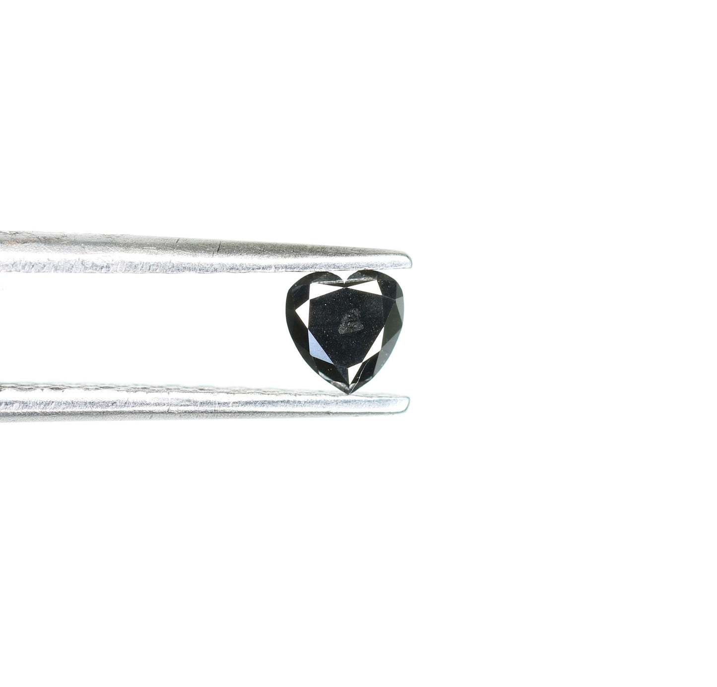 0.28 CT Heart Shape Fancy Loose Black Color Diamond For Pendant | Diamond Ring | Diamond Necklace | Gift For HerFor Gold Ring Diamonds