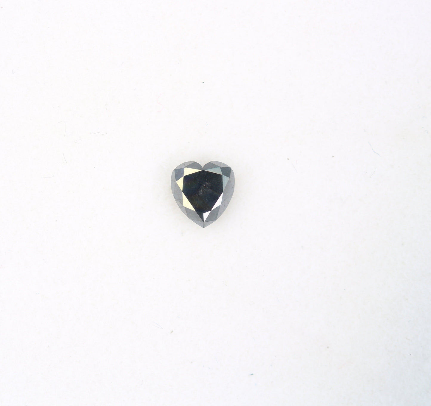 0.28 CT Heart Shape Fancy Loose Black Color Diamond For Pendant | Diamond Ring | Diamond Necklace | Gift For HerFor Gold Ring Diamonds
