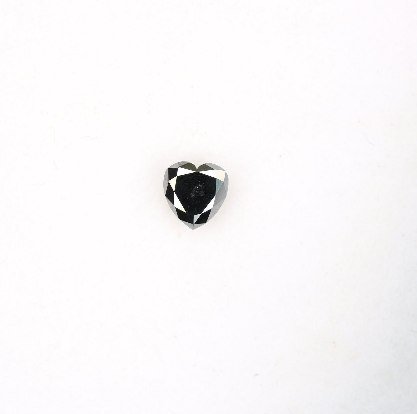 0.28 CT Heart Shape Fancy Loose Black Color Diamond For Pendant | Diamond Ring | Diamond Necklace | Gift For HerFor Gold Ring Diamonds