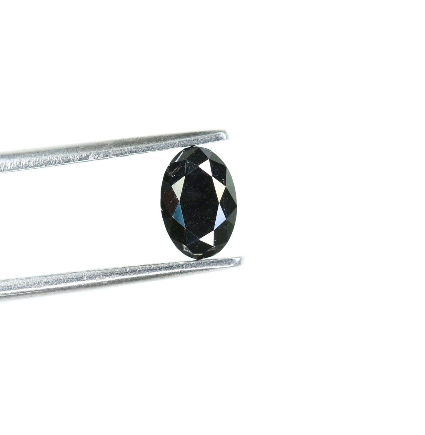 0.63 CT Fancy Oval Black Loose Diamond for Wedding Ring, Oval Pendant, Fancy Black Diamond, Gift for Wife or Girlfriend
