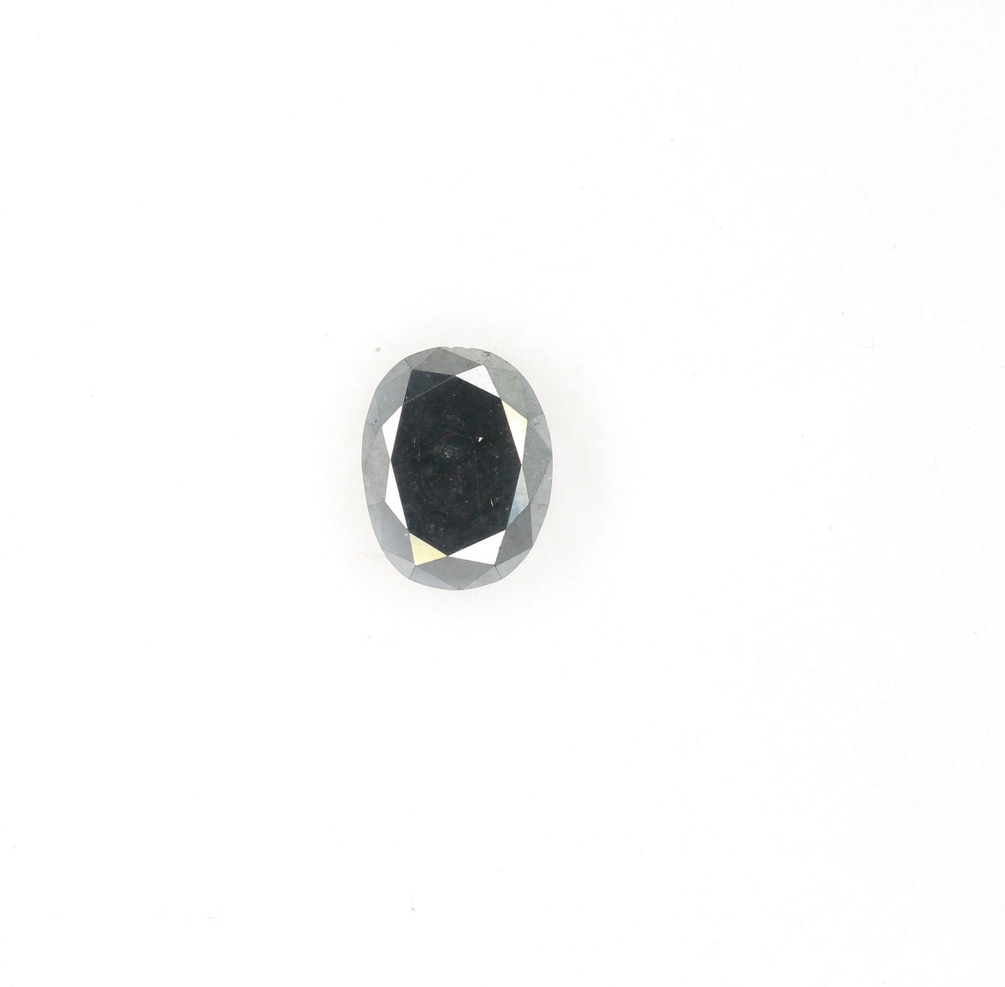1.03 CT Oval Black Natural Loose Diamond for Engagement Ring, Wedding Jewelry Making, Classy Oval Diamond, Gold Ring