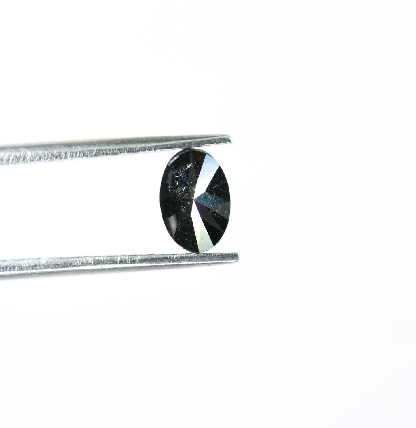 0.63 CT Fancy Oval Black Loose Diamond for Wedding Ring, Oval Pendant, Fancy Black Diamond, Gift for Wife or Girlfriend