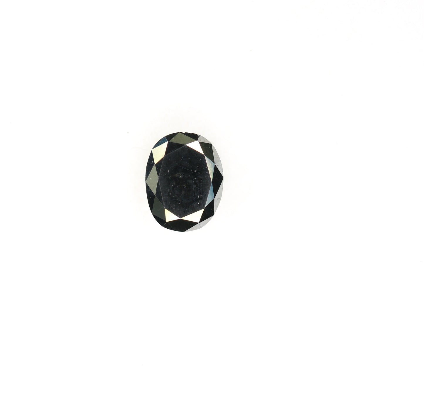 1.03 CT Oval Black Natural Loose Diamond for Engagement Ring, Wedding Jewelry Making, Classy Oval Diamond, Gold Ring