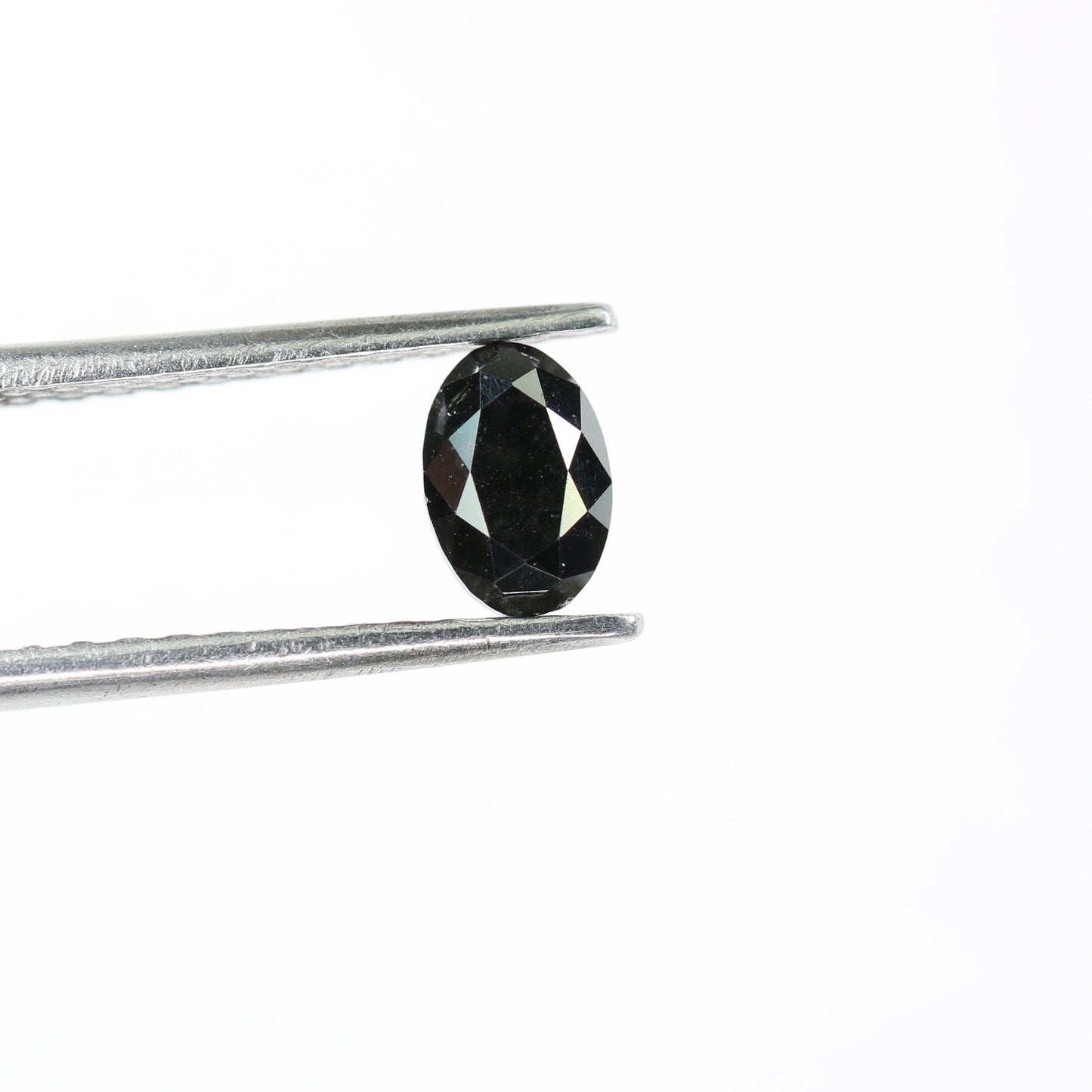 0.63 CT Fancy Oval Black Loose Diamond for Wedding Ring, Oval Pendant, Fancy Black Diamond, Gift for Wife or Girlfriend