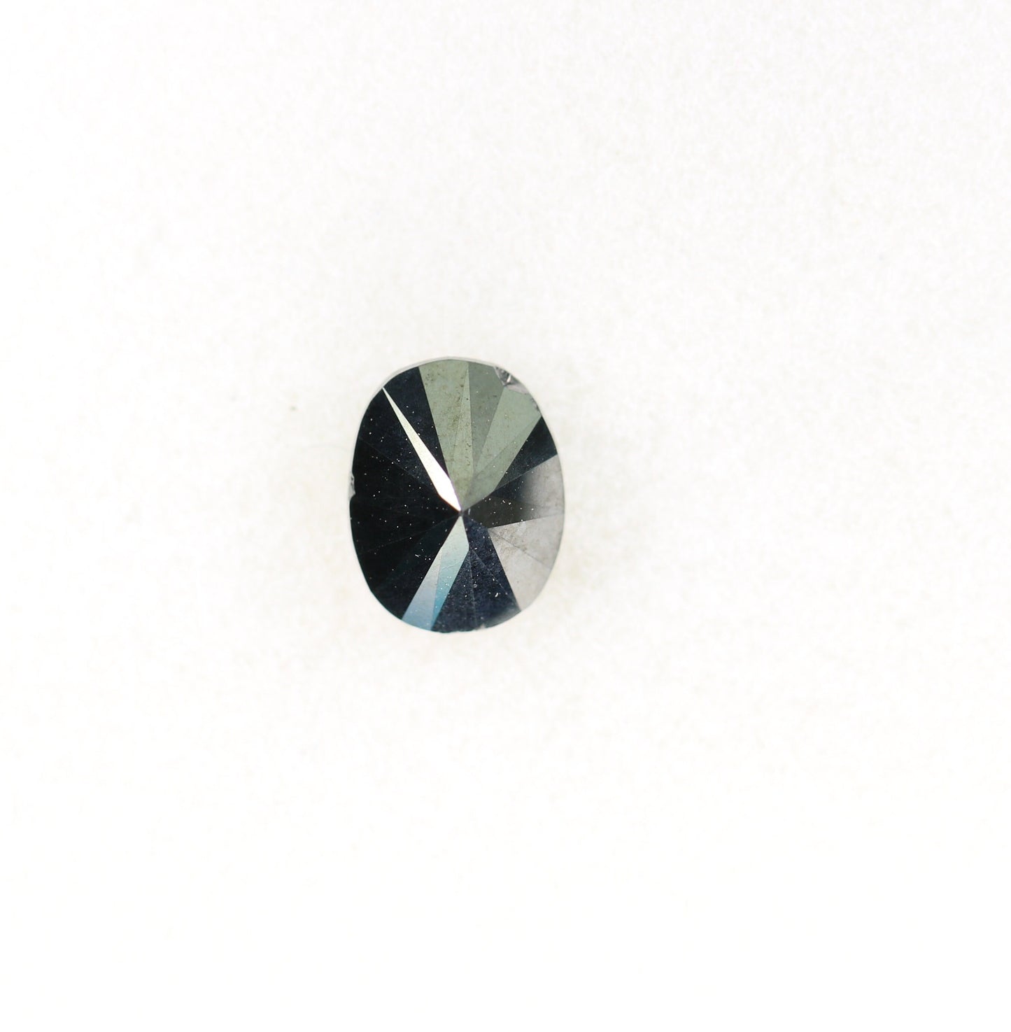 1.03 CT Oval Black Natural Loose Diamond for Engagement Ring, Wedding Jewelry Making, Classy Oval Diamond, Gold Ring