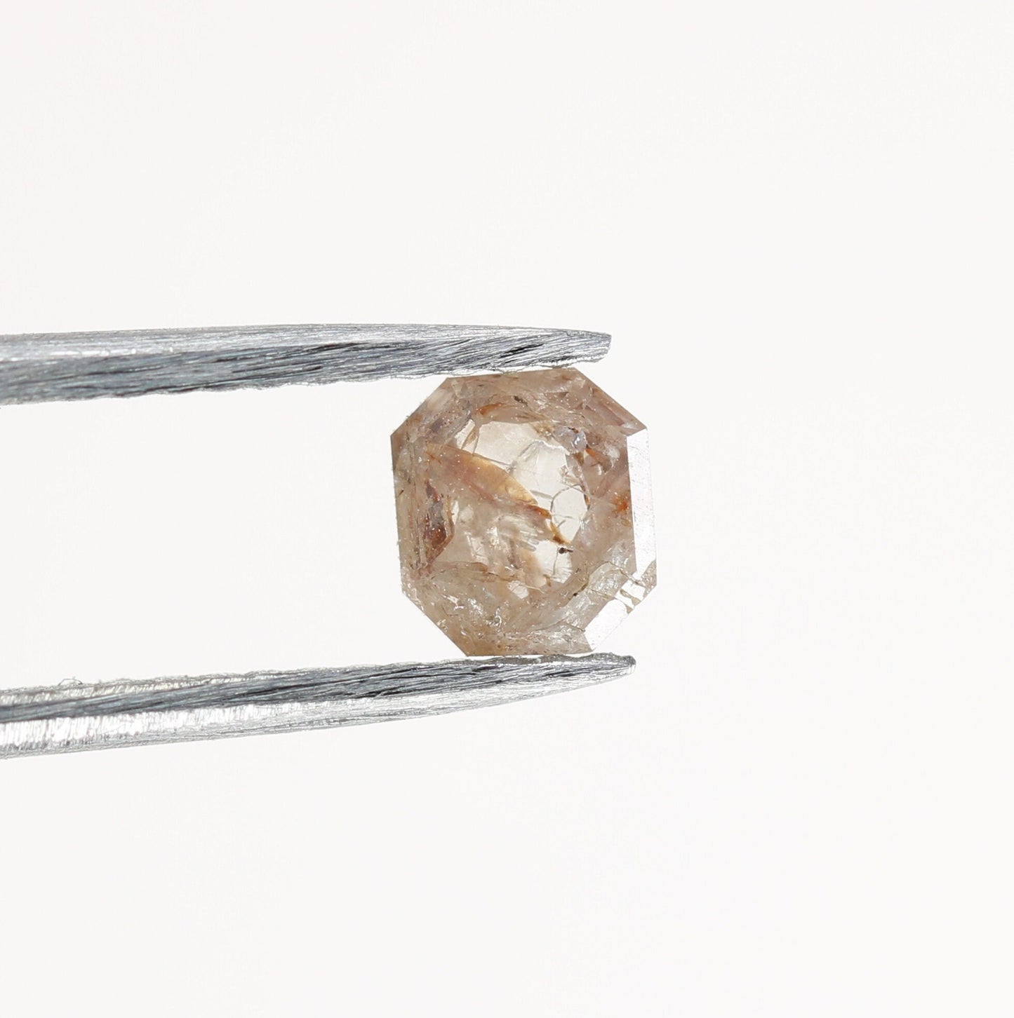 0.5 CT Rustic Peach Cushion Shape Loose Diamond for Ring, Pendant, Customized Jewelry Making, Gold Ring
