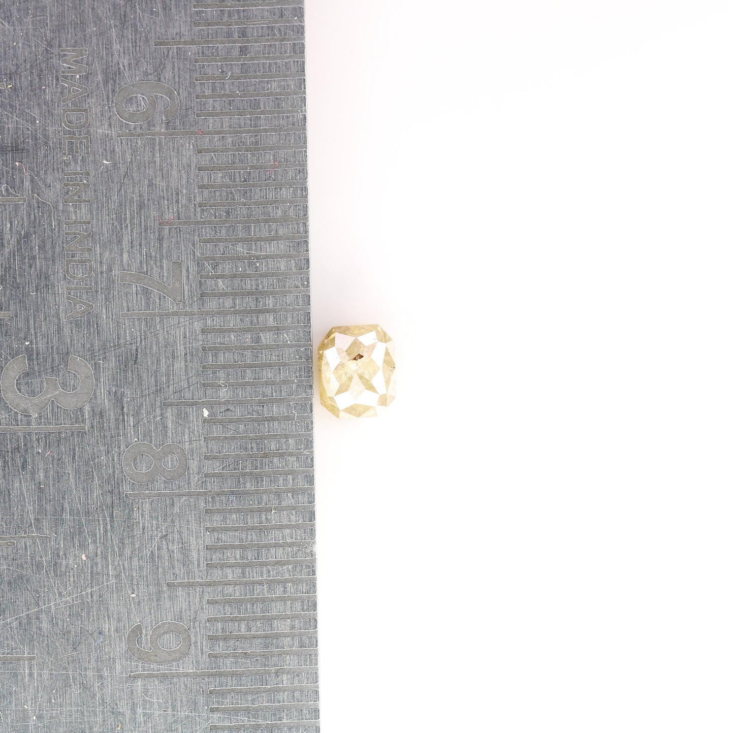 0.73 CT Gorgeous Cushion Shape Light Yellow Natural Diamond for Ring, Fancy Light Yellow Color, Wedding Jewelry, Gift for Her