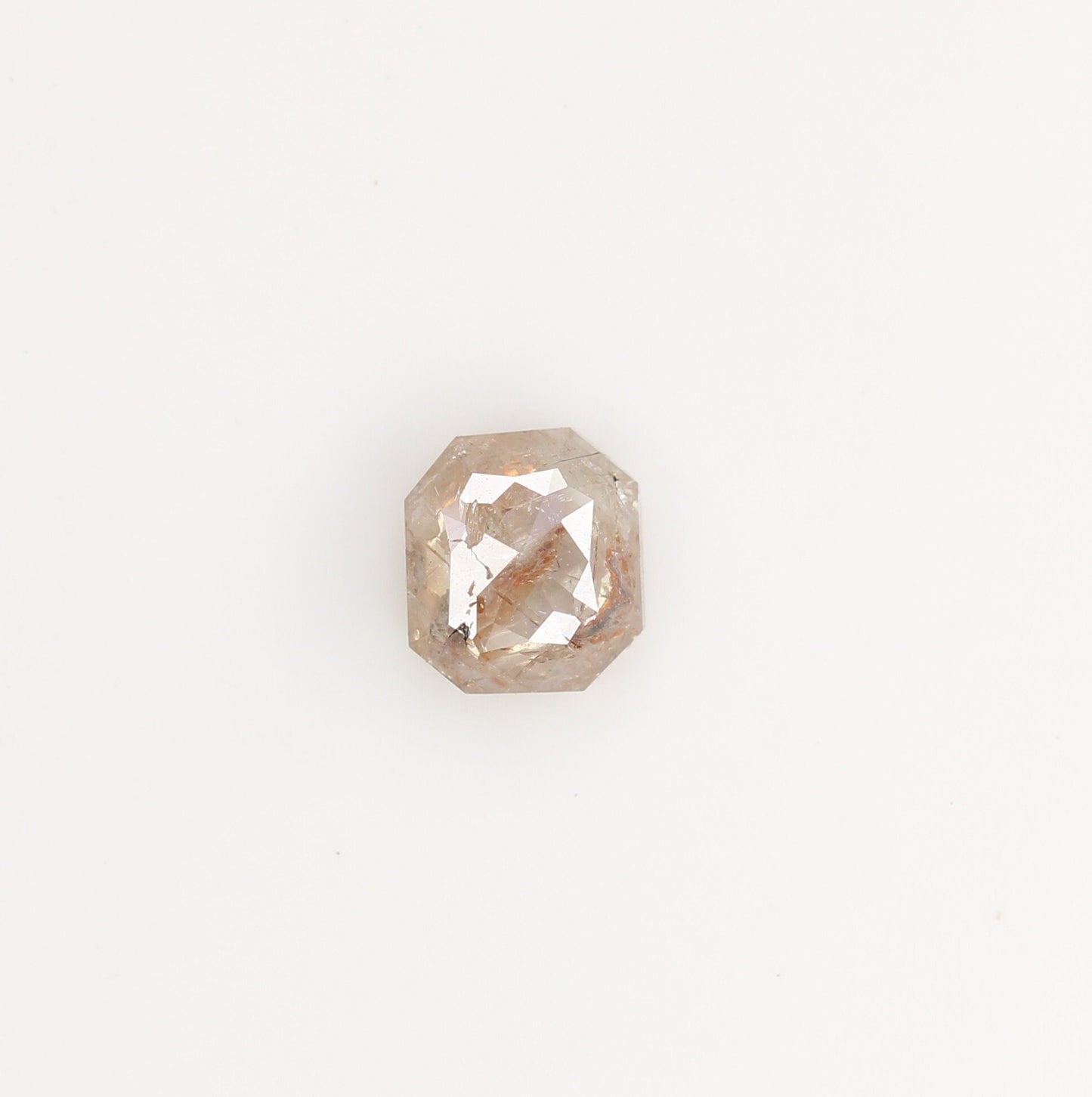 0.5 CT Rustic Peach Cushion Shape Loose Diamond for Ring, Pendant, Customized Jewelry Making, Gold Ring