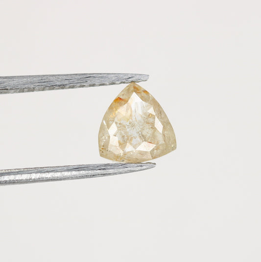 0.83 CT Triangle Shaped Rustic Peach Diamond For Wedding Jewellry, Engagement Ring, Gift For Mother, Gift For DaughterFor Gold Ring Diamonds