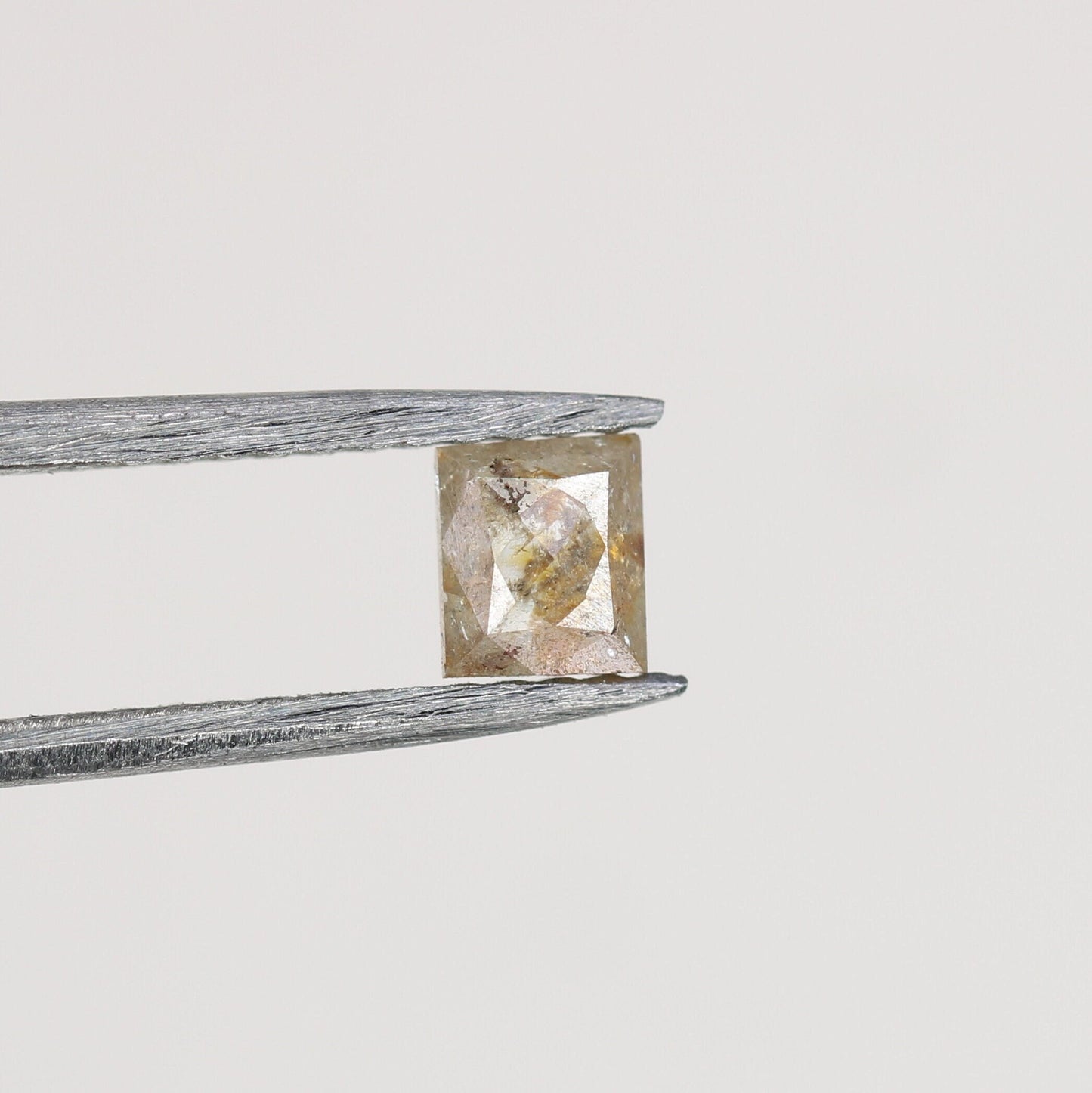 0.3 CT Square Shape Peach Colour Diamond For Engagement Ring, Proposal Ring, Gift For HerFor Gold Ring Diamonds