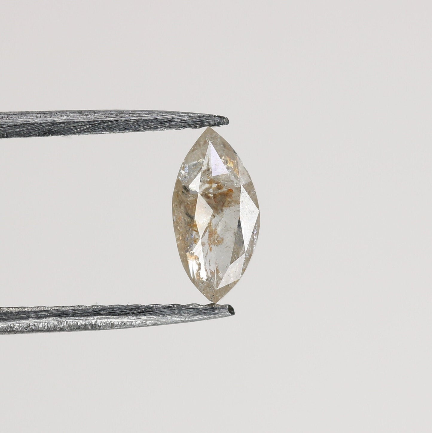 0.37 CT Marquise Shape Salt And Pepper Diamond | Loose Champagne / Crystal Diamonds For Weeding & Earring | For pendant | For Bracelet