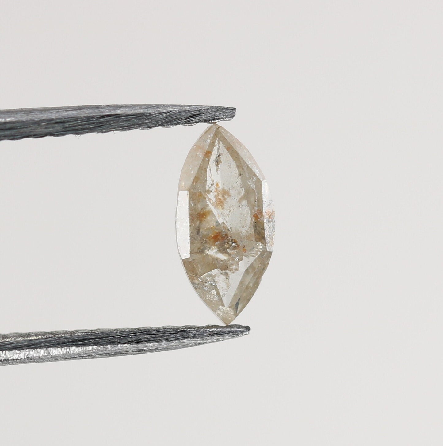 0.37 CT Marquise Shape Salt And Pepper Diamond | Loose Champagne / Crystal Diamonds For Weeding & Earring | For pendant | For Bracelet