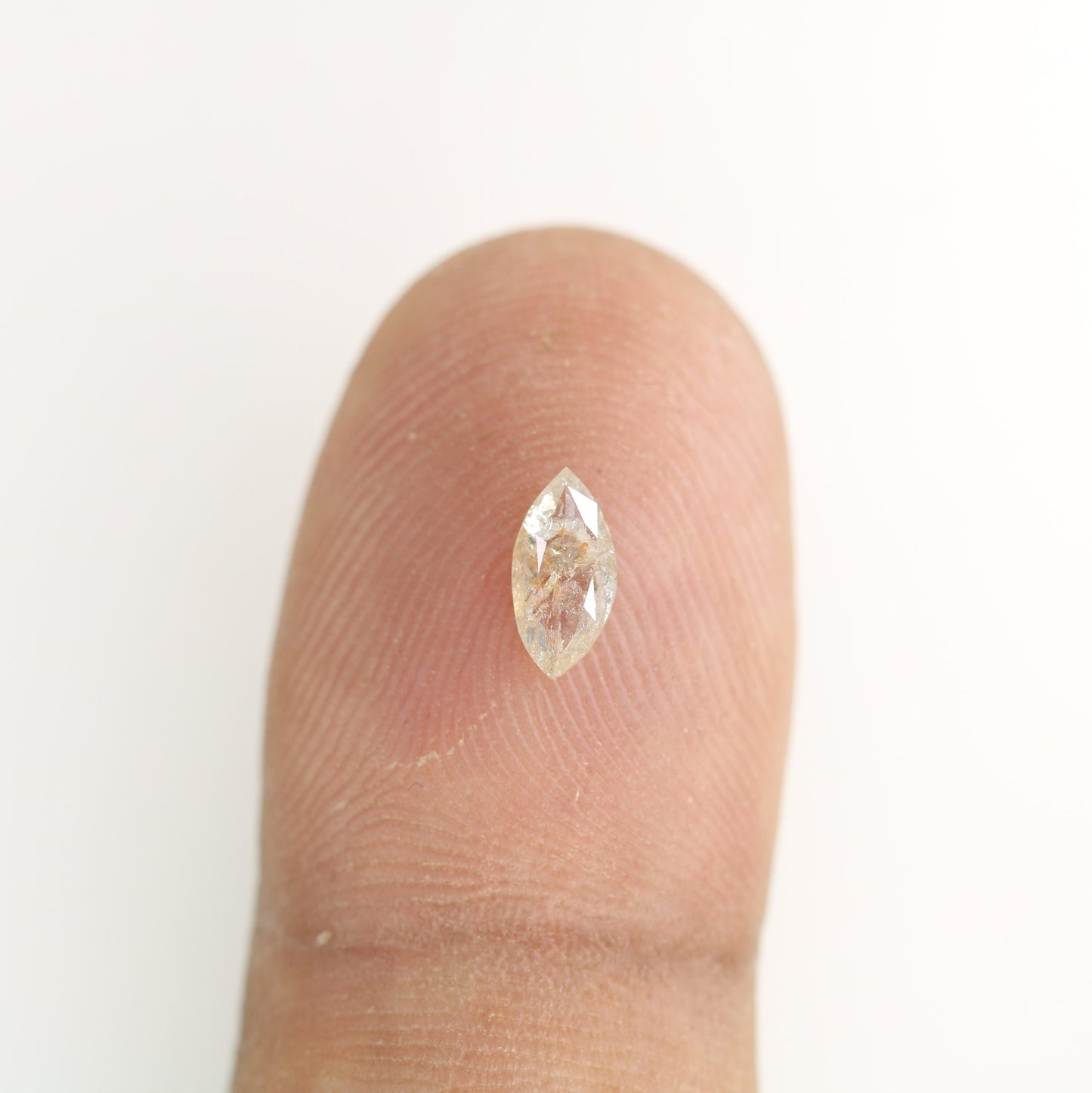0.37 CT Marquise Shape Salt And Pepper Diamond | Loose Champagne / Crystal Diamonds For Weeding & Earring | For pendant | For Bracelet