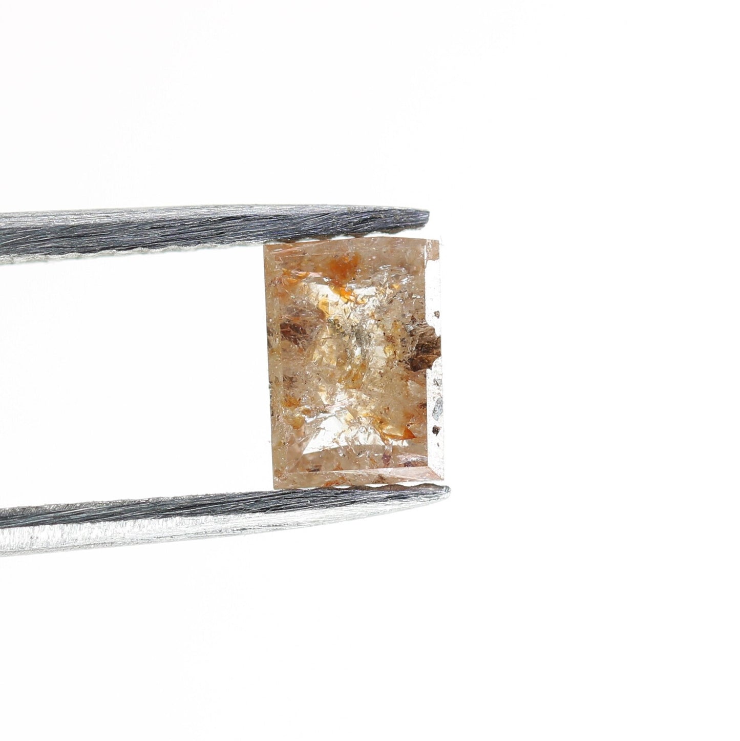 0.75 CT Baguette Shape Salt And Pepper Diamond | Natural Loose Champagne Diamonds For Weeding & Earring | For pendant | For Bracelet