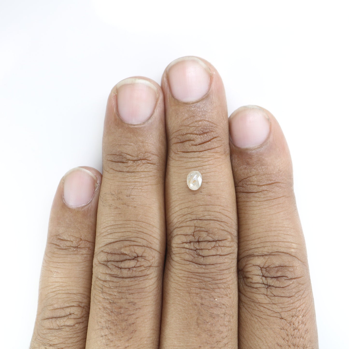 0.44 CT Oval Shape Natural Peach Color Diamond for Wedding Jewelry, Engagement Ring, Gift for Daughter, Gold Ring