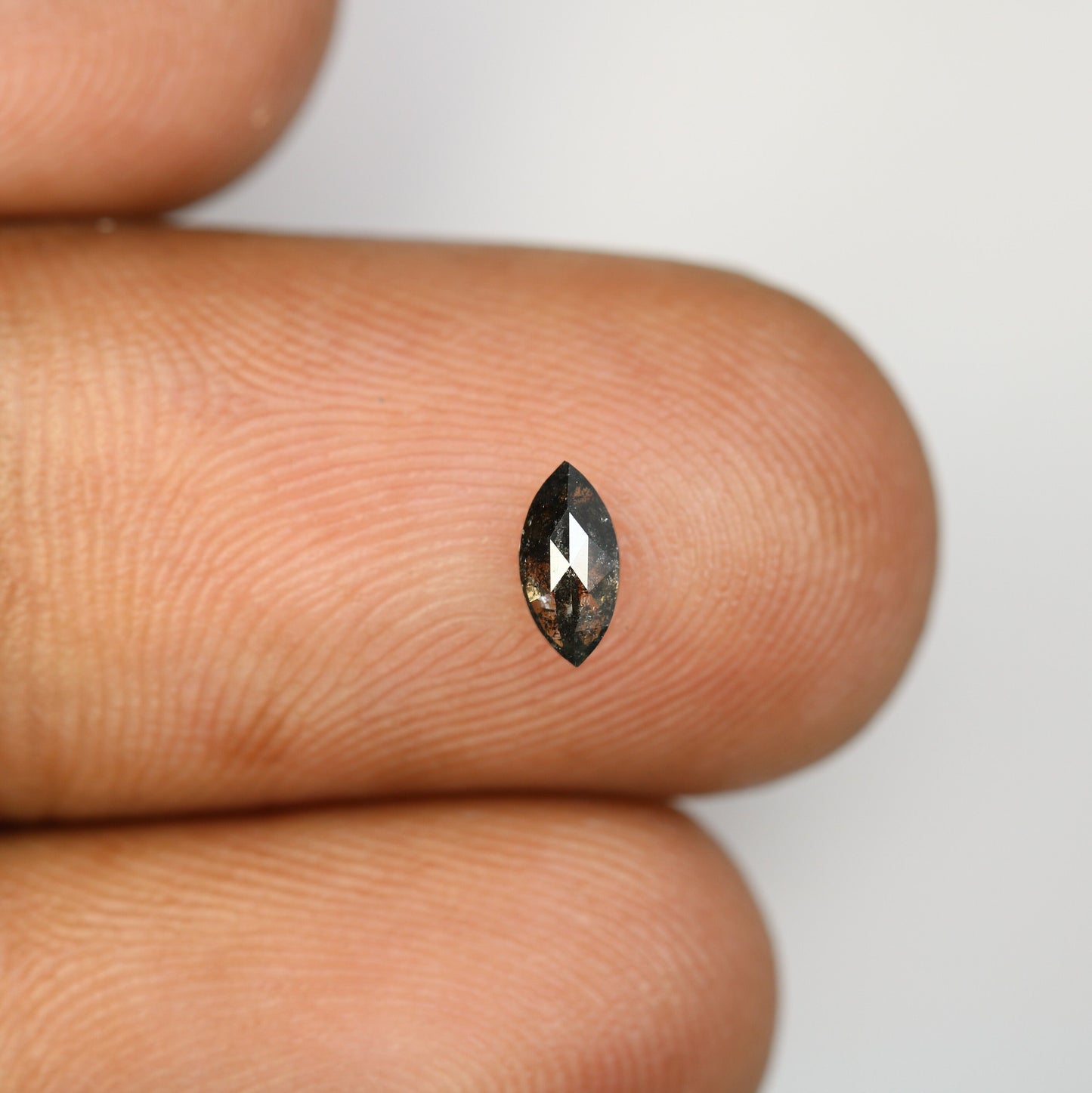 0.24 CT Marquise Shape Salt And Pepper Diamond | Natural Loose Diamonds For Weeding & Earring | For pendant | For Jewelry | For Bracelet