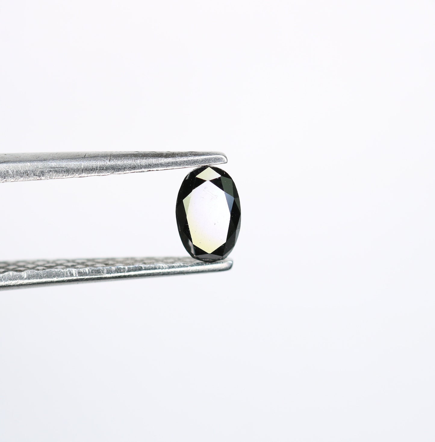 0.37 CT Oval Black Loose Diamond for Statement Jewelry, Custom Ring, Oval Prong Pendant, Oval Halo Ring, Gold Ring