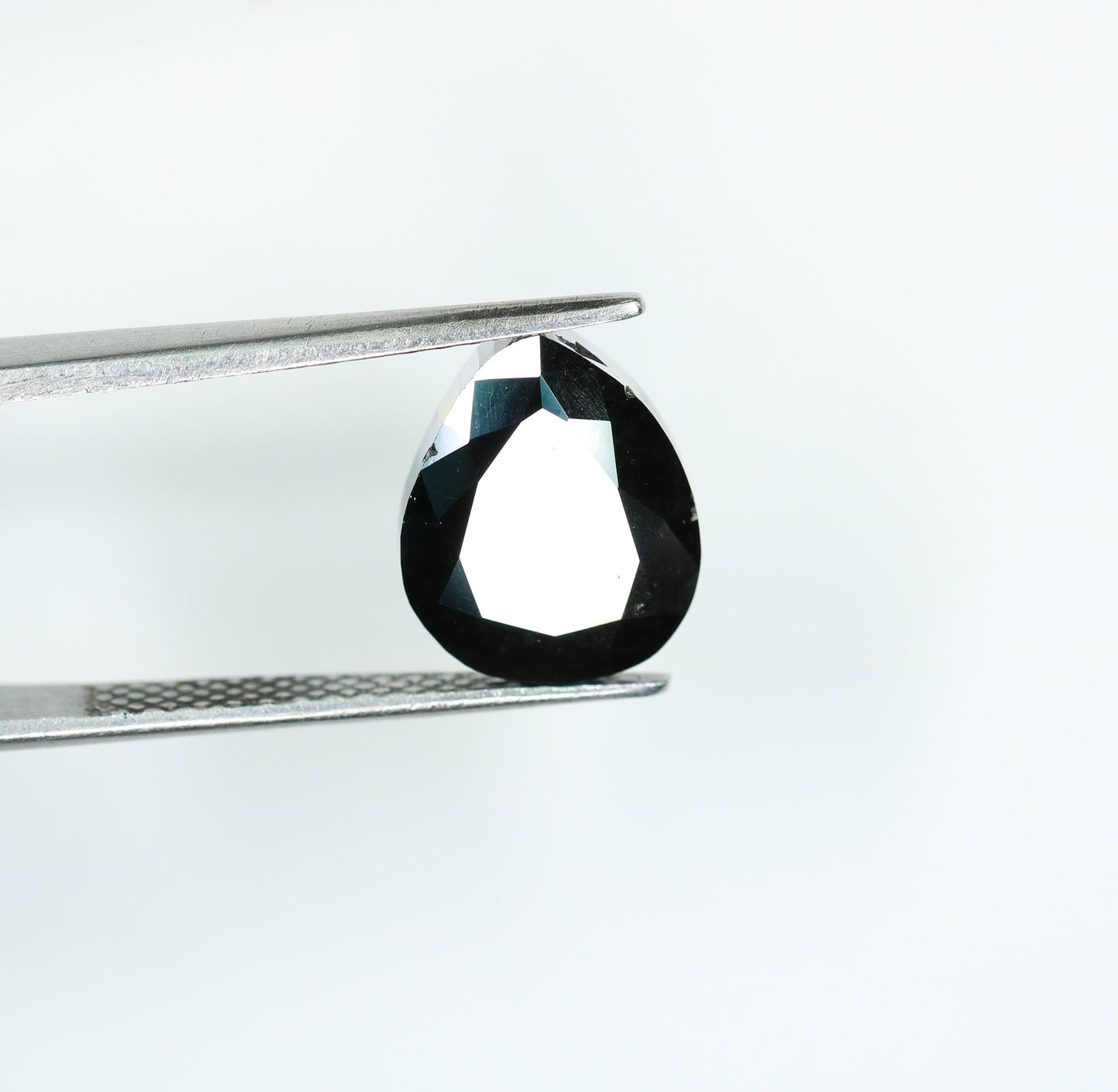 5.79 CT Pear Shape Polished Black Diamond | Ideal Gemstone for Jewelry Making | Perfect for Gold Rings | Wedding Gift for Men or Women