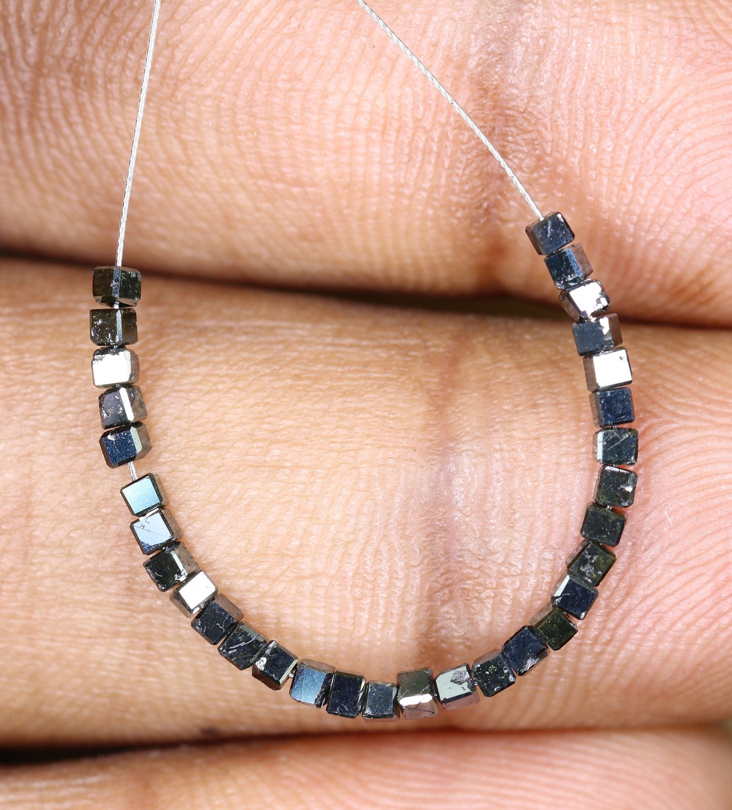 Black Diamond Beads | Faceted AAA Quality Loose Gems for Retro & Crystal Necklaces | Unique DIY Jewelry Making Supplies Craft Beads