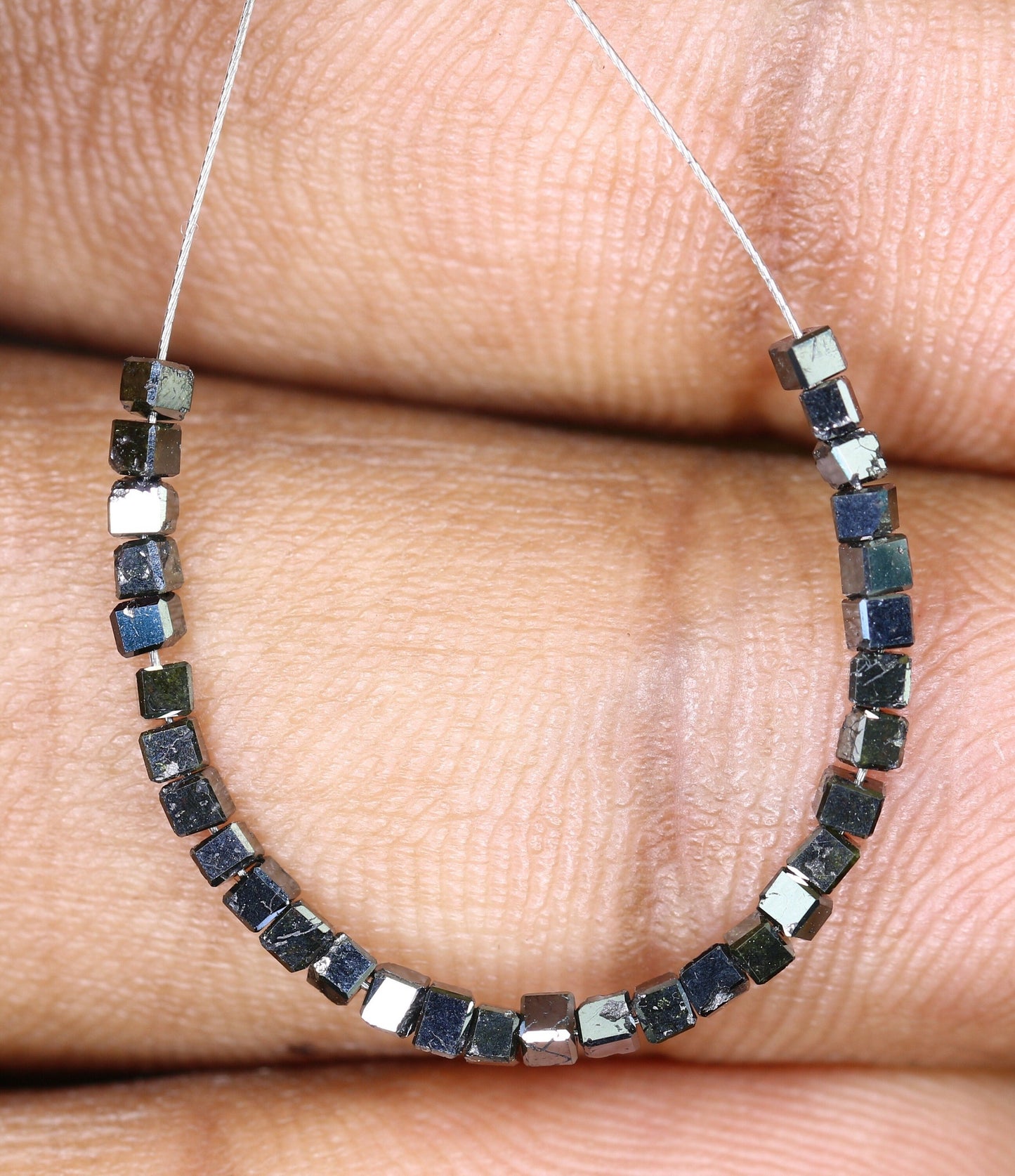 Black Diamond Beads | Faceted AAA Quality Loose Gems for Retro & Crystal Necklaces | Unique DIY Jewelry Making Supplies Craft Beads