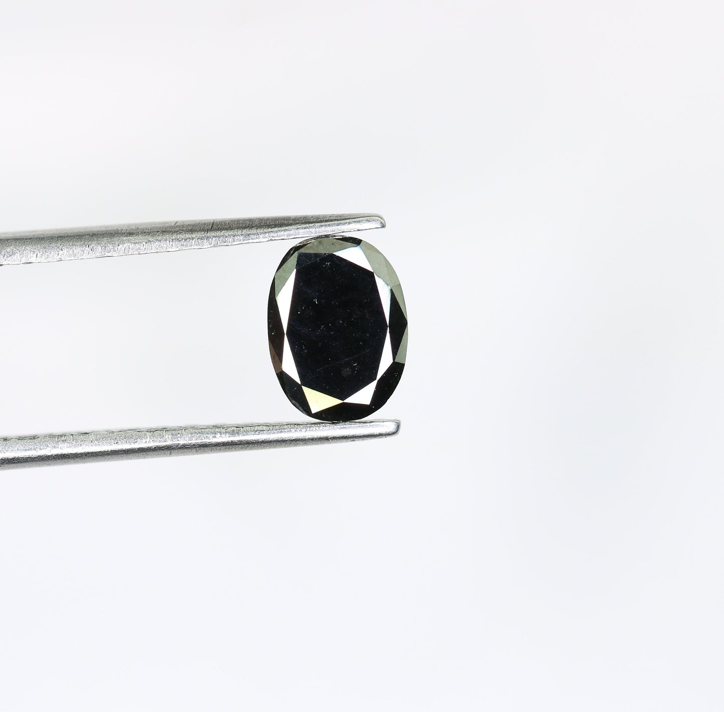 0.63 CT Fancy Oval Classy Black Loose Diamond for Wedding Jewelry, Fancy Black Diamond, Gift for Wife, Gold Ring