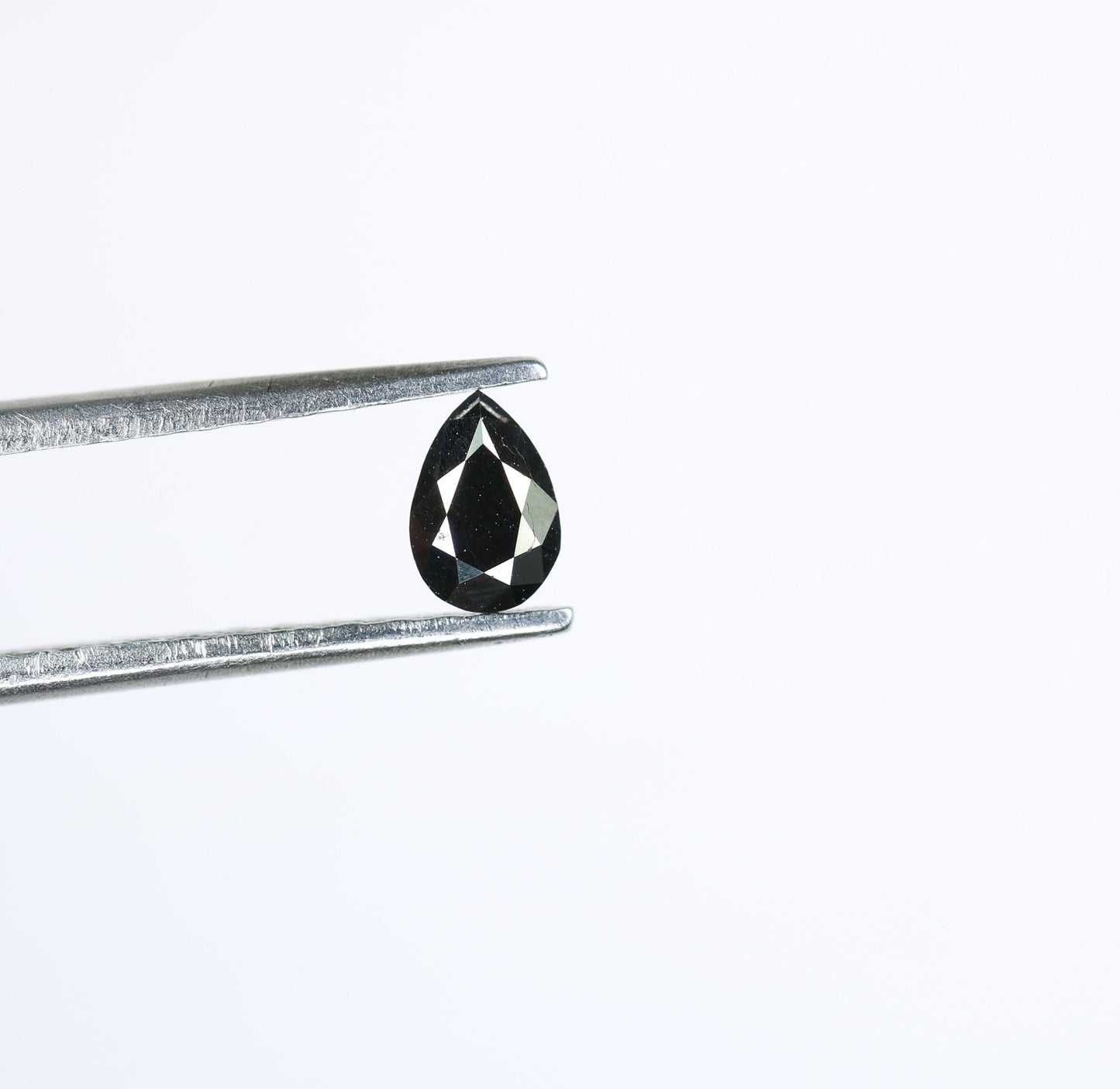 0.27 CT Loose Natural Pear Cut Black Diamond, Rose Cut Gemstone for Pendant, Perfect Gift for Women, Ideal for Gold Ring Designs