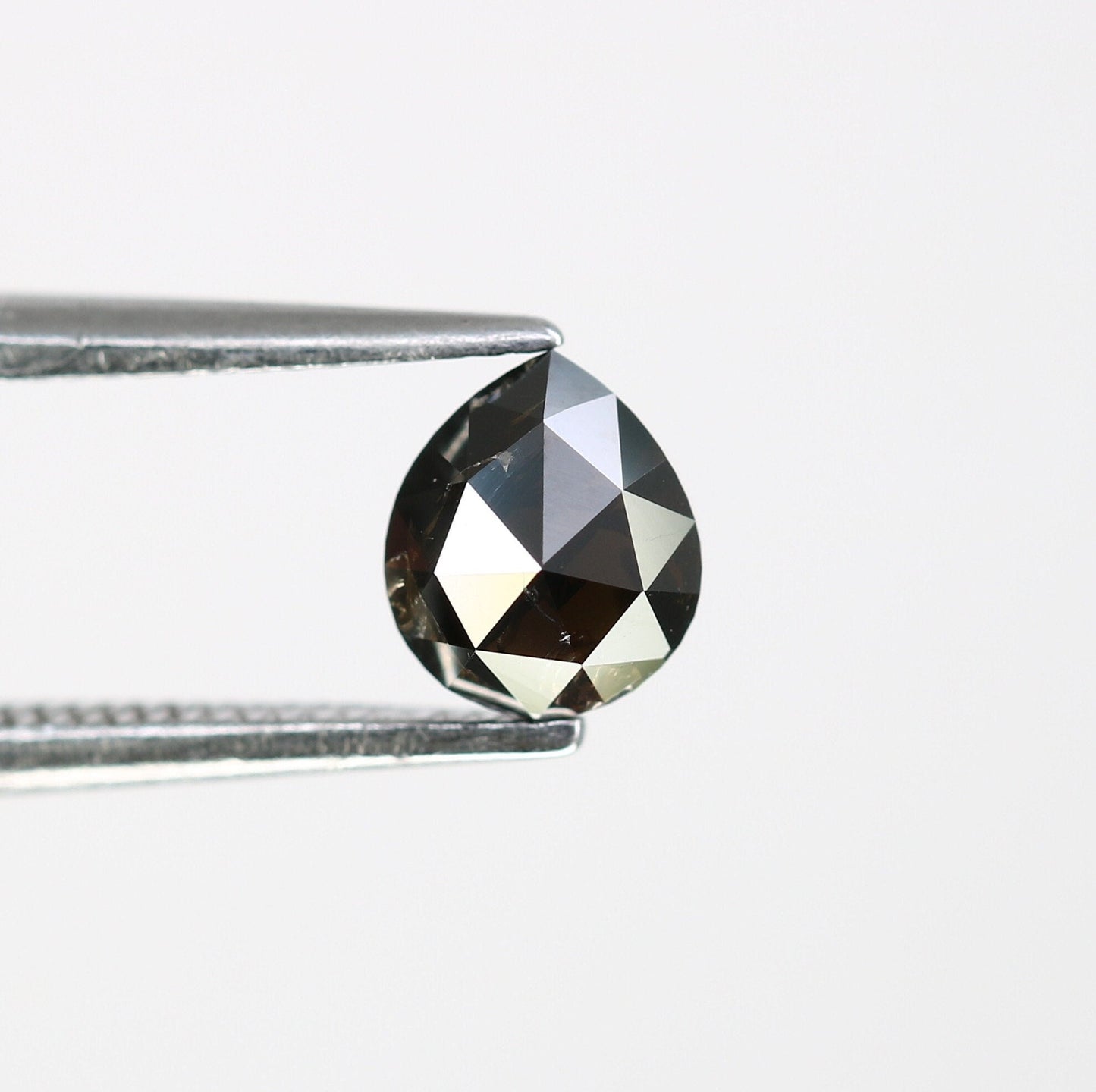 0.66 CT Natural Fancy Black Pear Shape Diamond for Proposal Ring, Engagement Ring, Gift for Girlfriend or Wife, Perfect for Gold Ring Design
