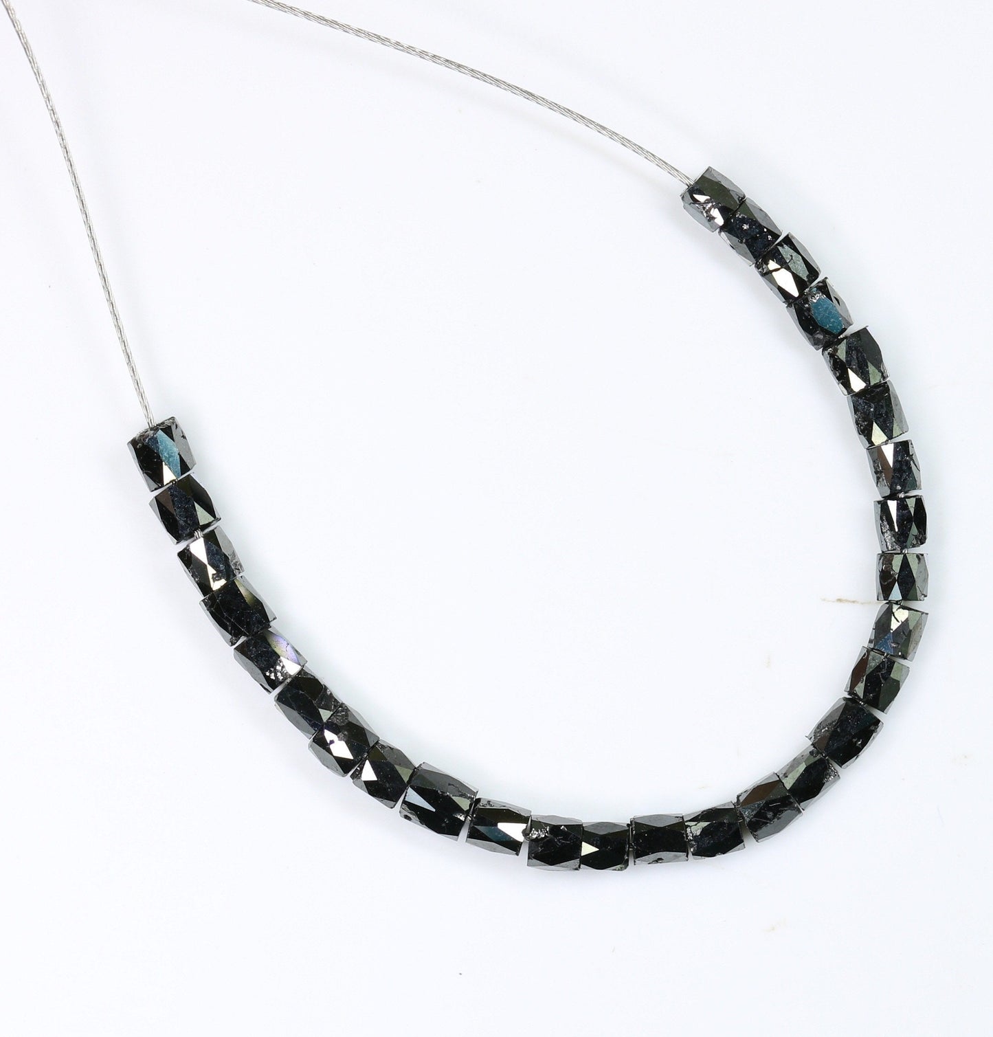 Black Diamond Beads | AAA Quality Faceted Loose Gems for Artisan Crystal Necklaces | Unique DIY Jewelry Making Supplies & Craft Beads