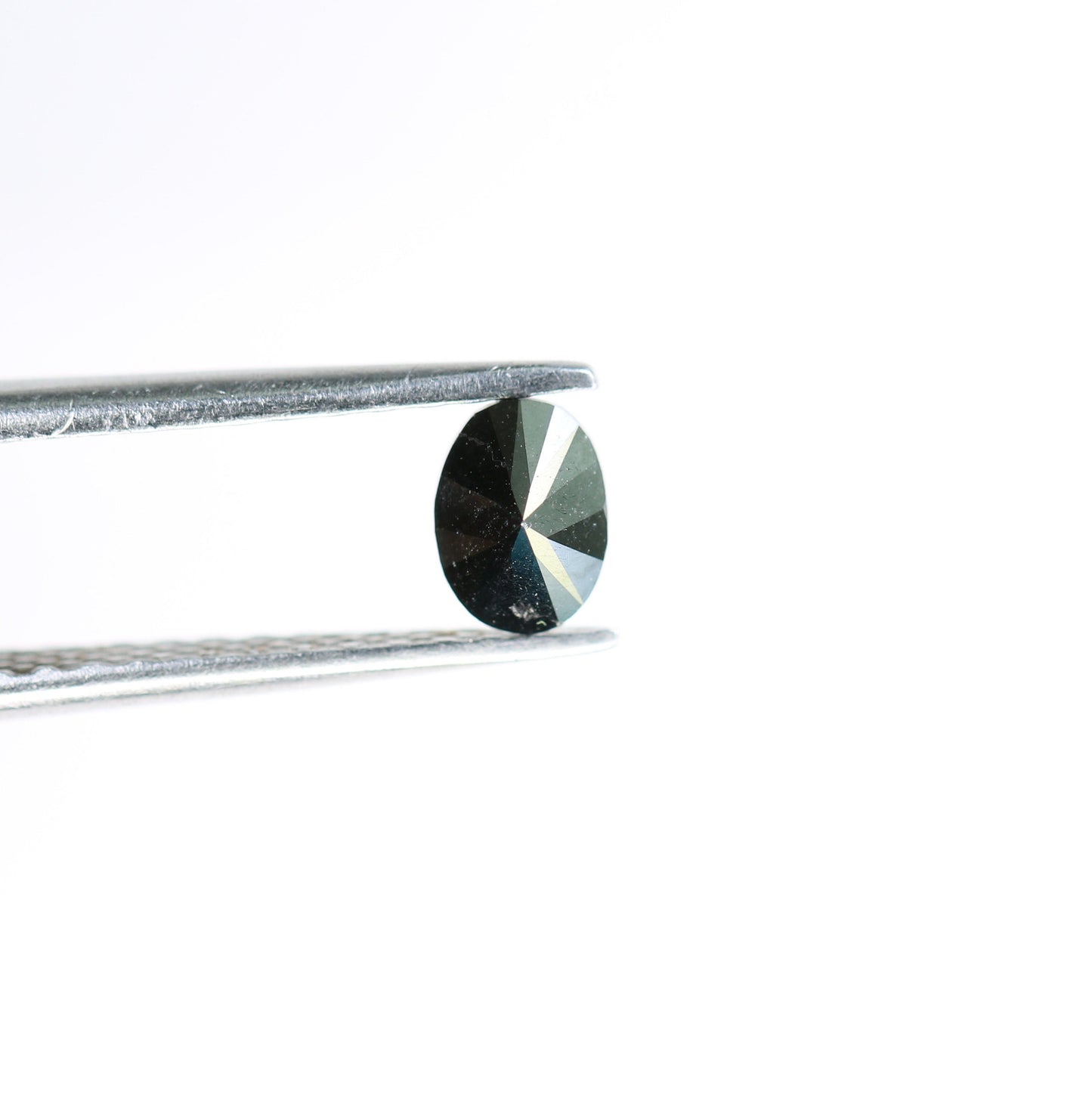0.51 CT Fancy Oval Polished Black Loose Diamond for Wedding Jewelry, Oval Black Diamond, Engagement Ring, Gift for Wife