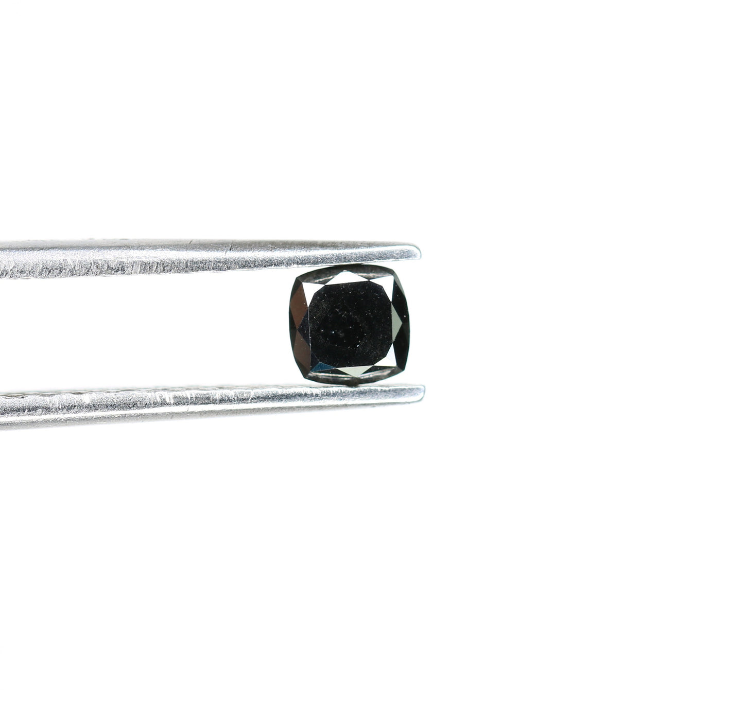 0.32 CT Cushion Shape Loose Black Diamond for Statement Jewelry, Gift for Girlfriend or Wife, Wedding Gift, Gold Ring