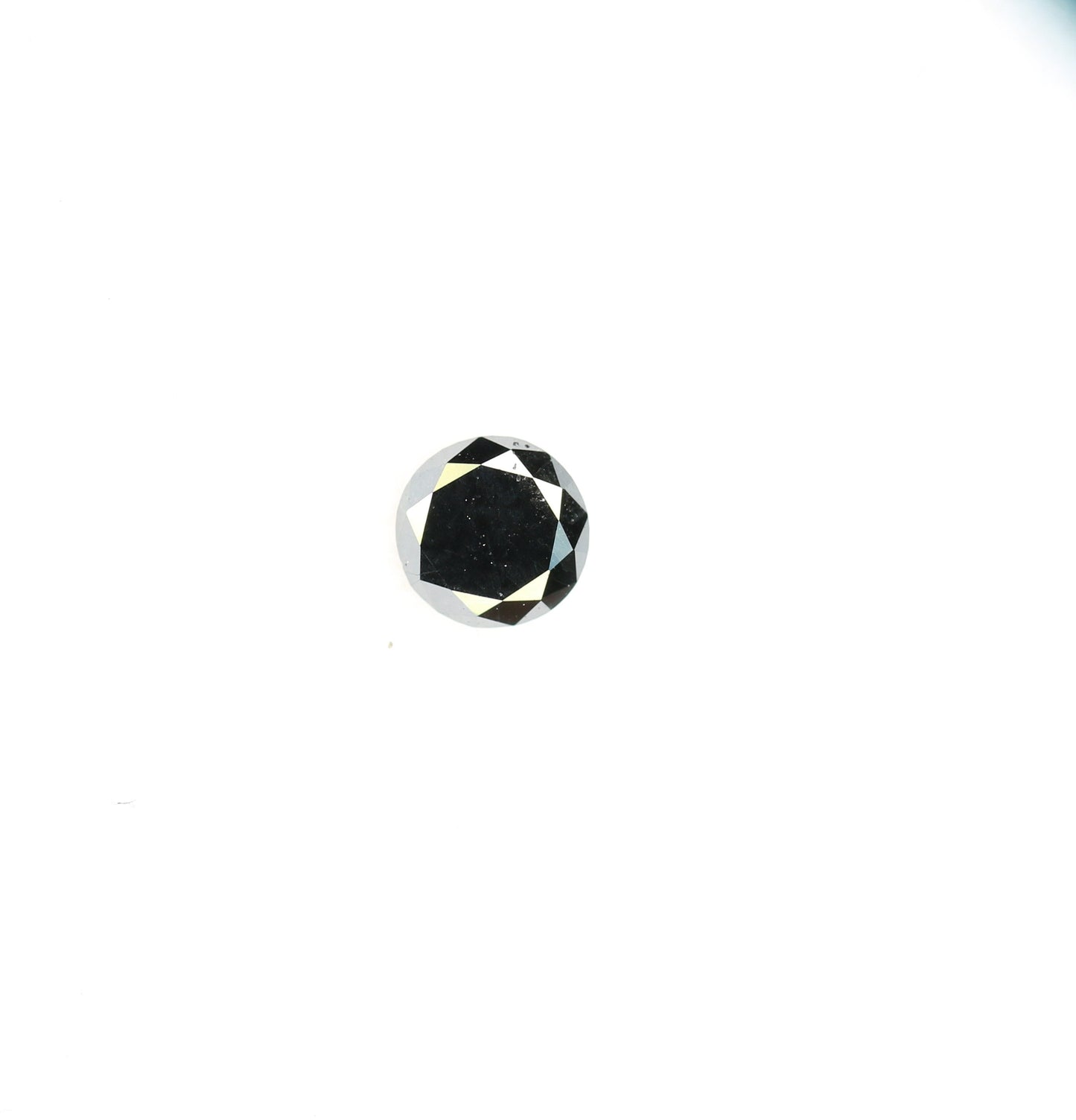 0.33 CT Fancy Black Round Brilliant Cut Natural Diamond | Perfect for Engagement Ring, Wedding Ring, or Anniversary Gift | Ideal for Wife