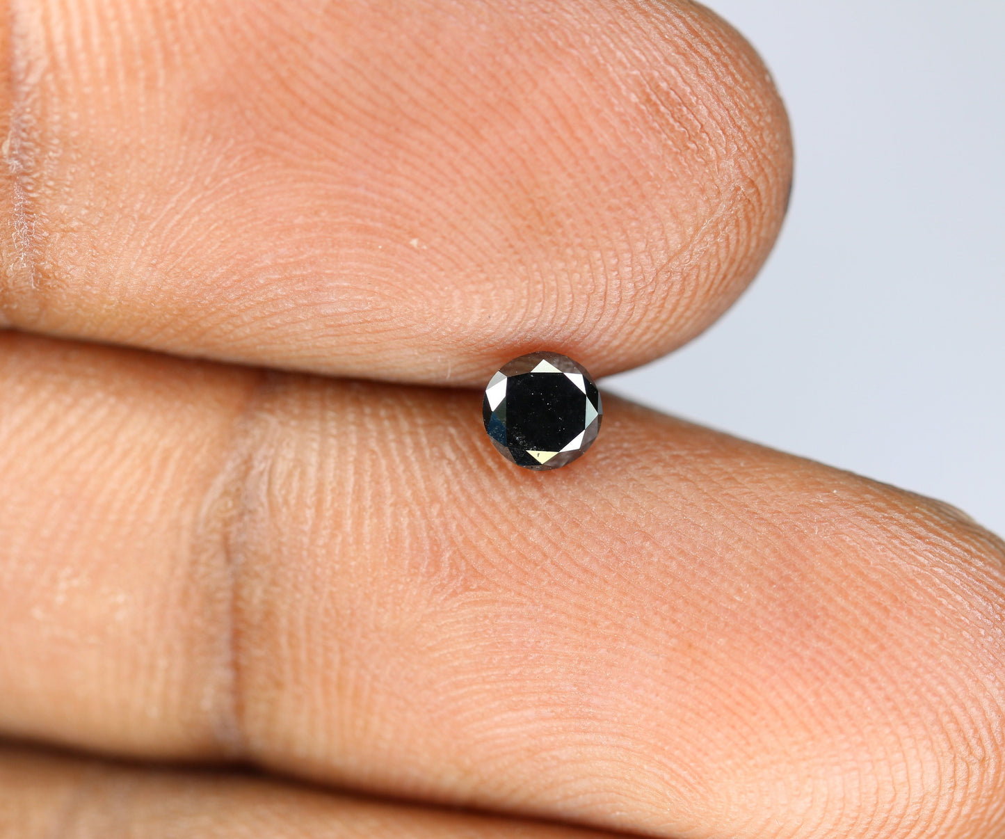 0.33 CT Fancy Black Round Brilliant Cut Natural Diamond | Perfect for Engagement Ring, Wedding Ring, or Anniversary Gift | Ideal for Wife