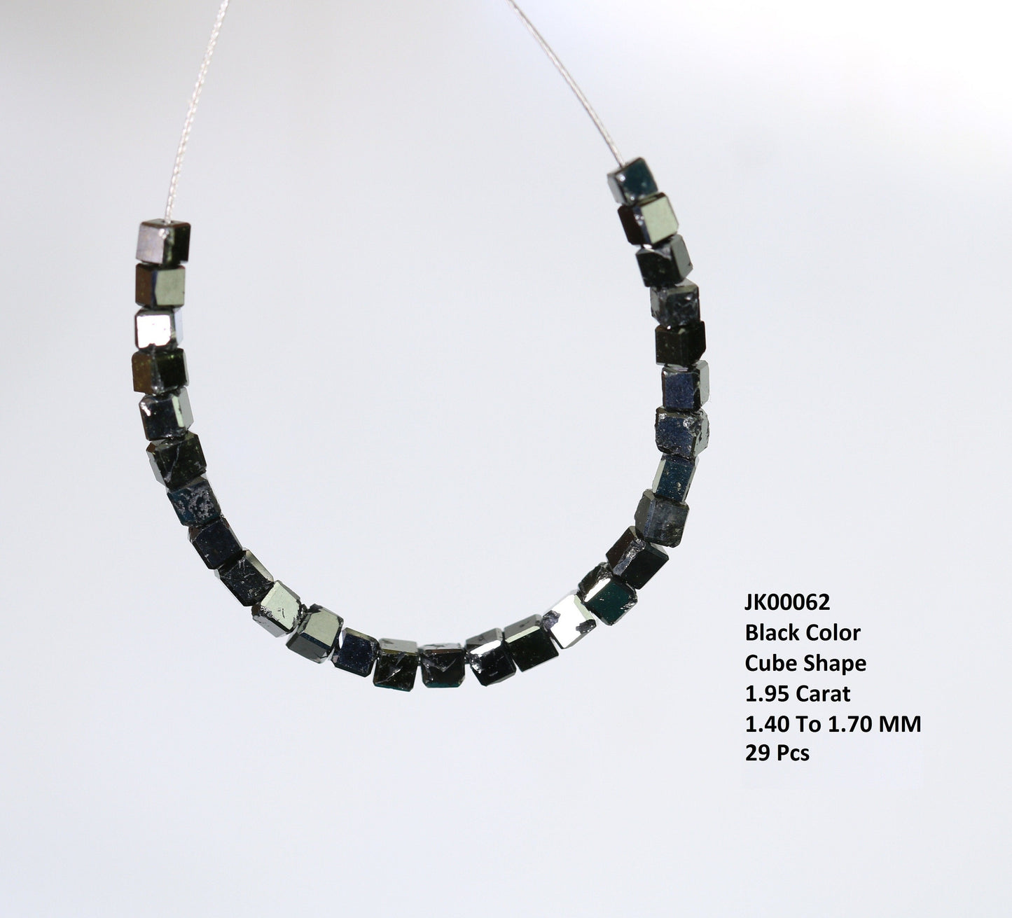 Chic Black Diamond Beads | Premium Faceted Loose Gems for Vintage Crystal Necklaces | Unique DIY Jewelry Making Supplies & Craft Beads