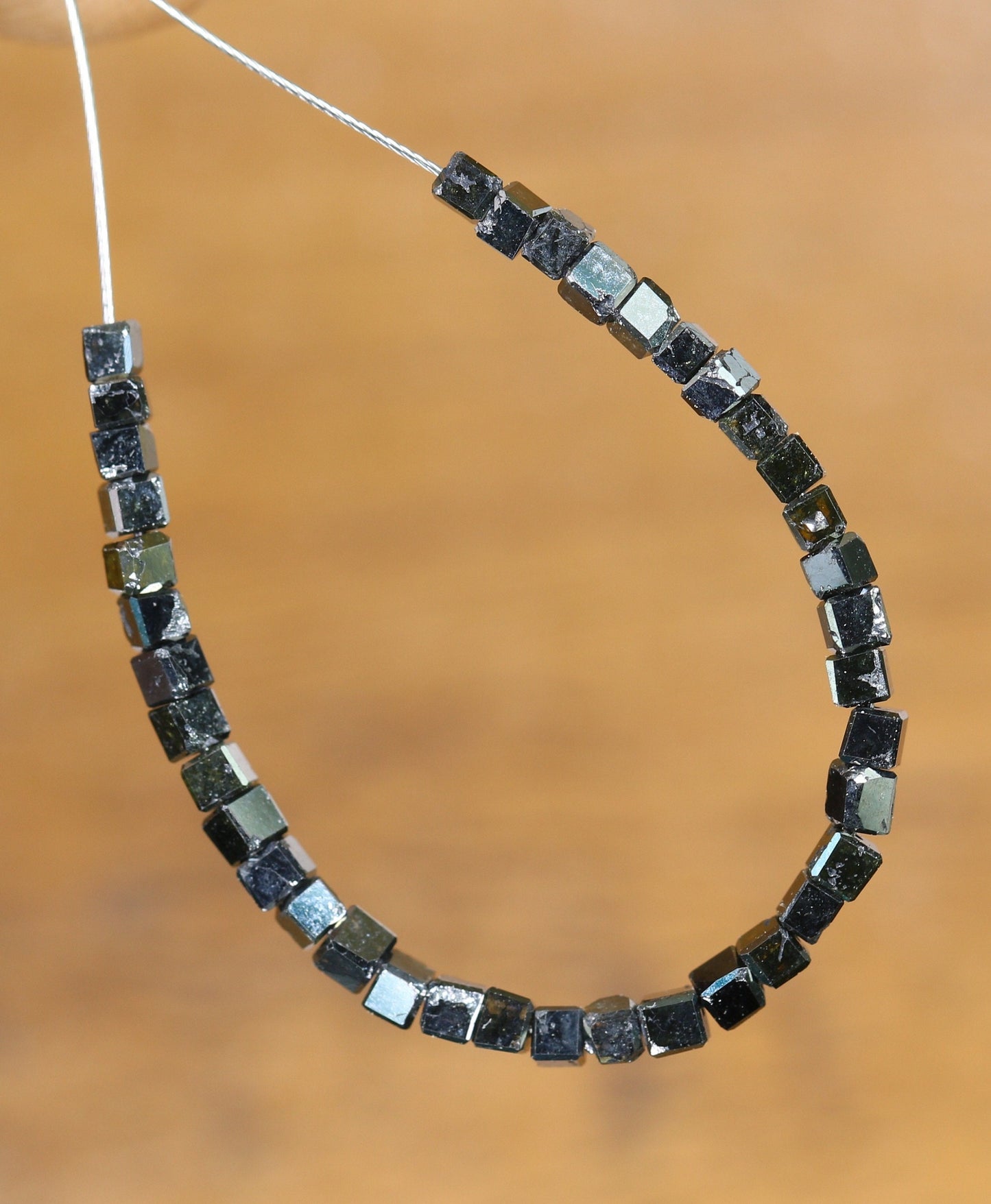 Chic Black Diamond Beads | Premium Faceted Loose Gems for Vintage Crystal Necklaces | Unique DIY Jewelry Making Supplies & Craft Beads