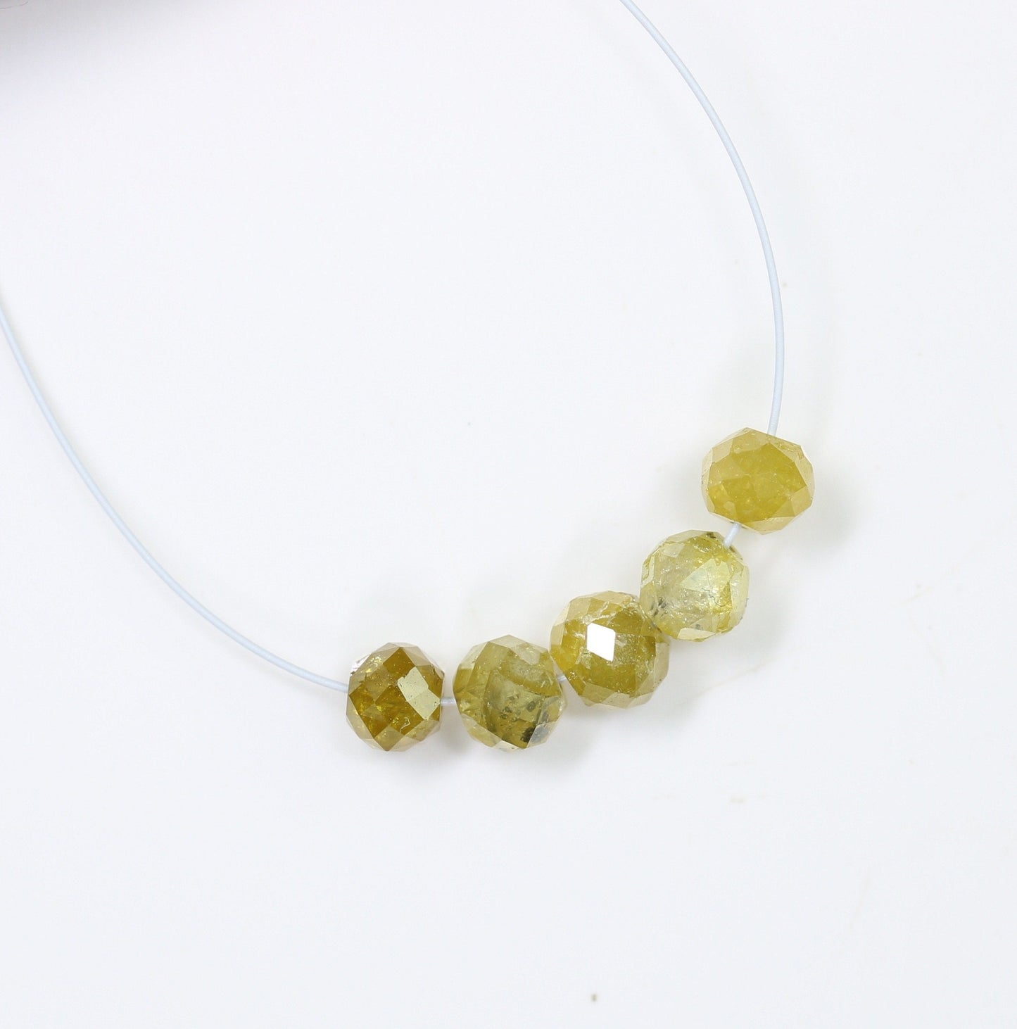 Elegant Fancy Yellow Diamond Beads | AAA Quality Faceted Gems for Art Deco & Retro Necklaces | Unique Handmade Crystal Jewelry Craft Supplie