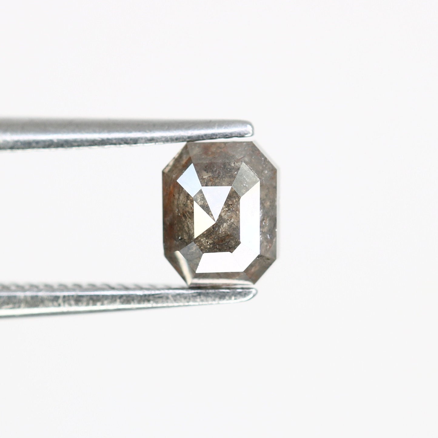 0.71 CT Emerald Cut Loose Salt & Pepper Diamond - Ideal for Custom Wedding Rings - Labor Day Sale