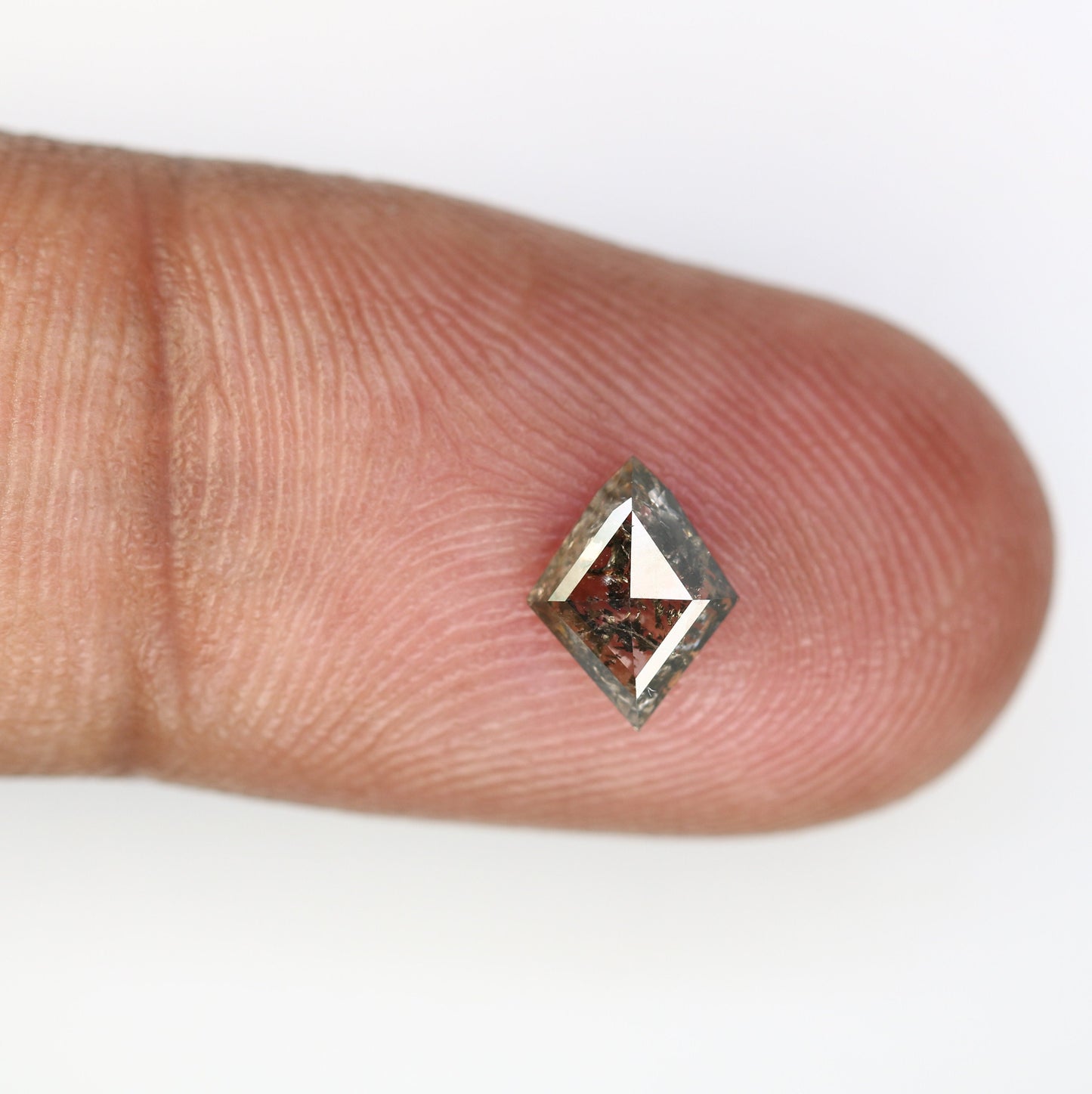 0.68 CT Shape Salt and Pepper Kite Shape - Natural Kite shape Loose Diamond -For 14k Gold Jewelry - Christmas Gift - LABORDAY Offer