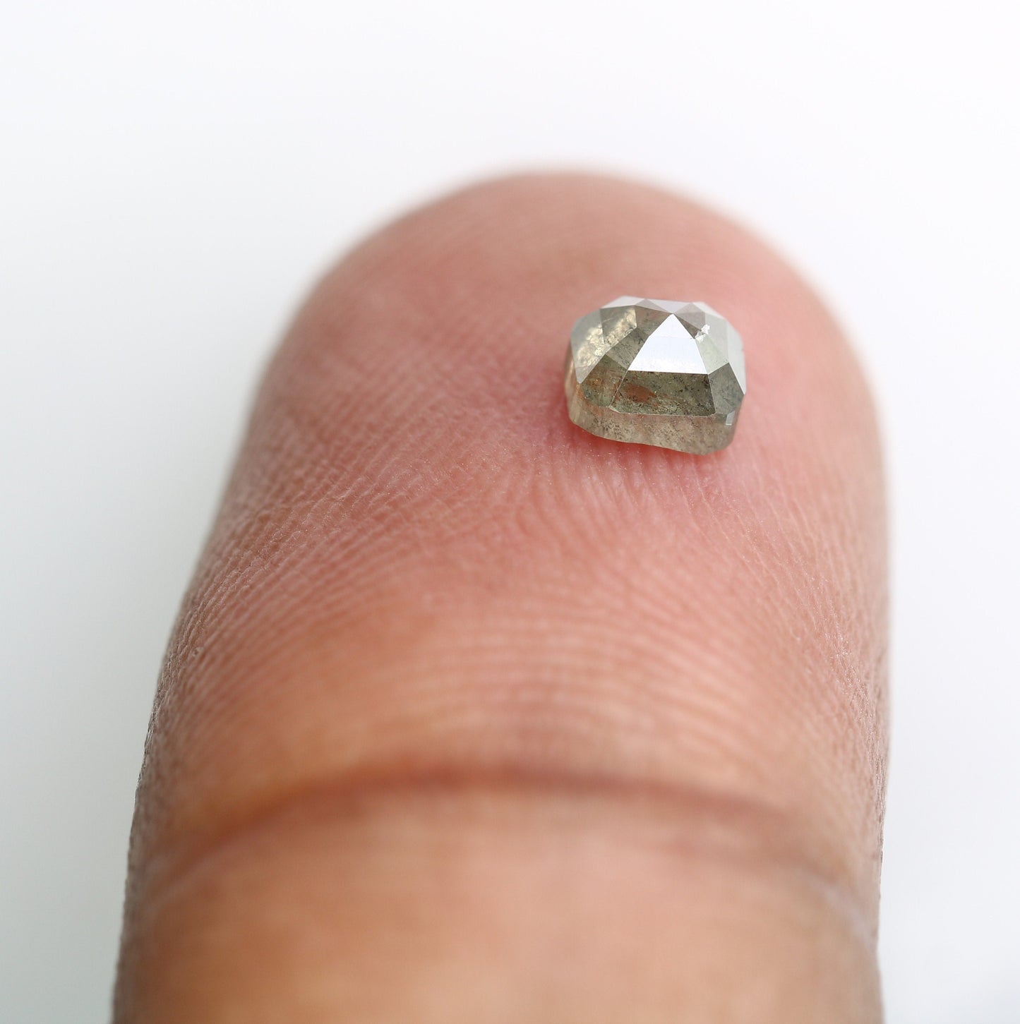 0.51 CT Emerald Cut Loose Salt & Pepper Diamond - Perfect for Wedding Rings - Labor Day Sale